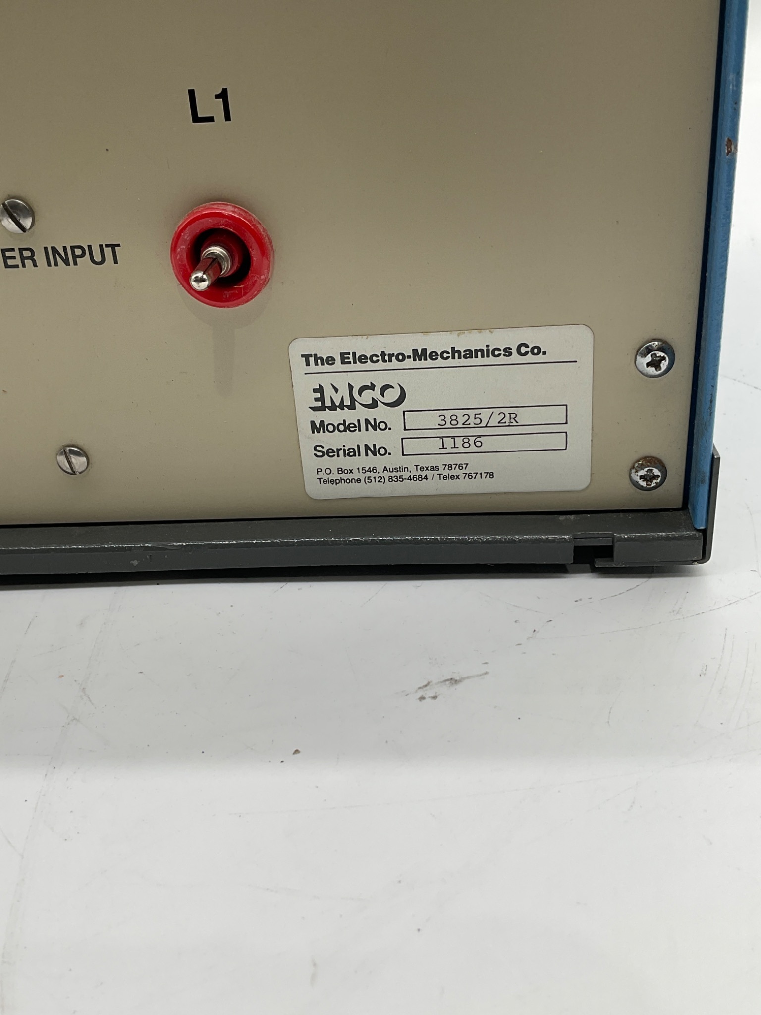 EMCO 3825/2R Line Impedance Stabilization Network 10kHz-100MHz USED 5