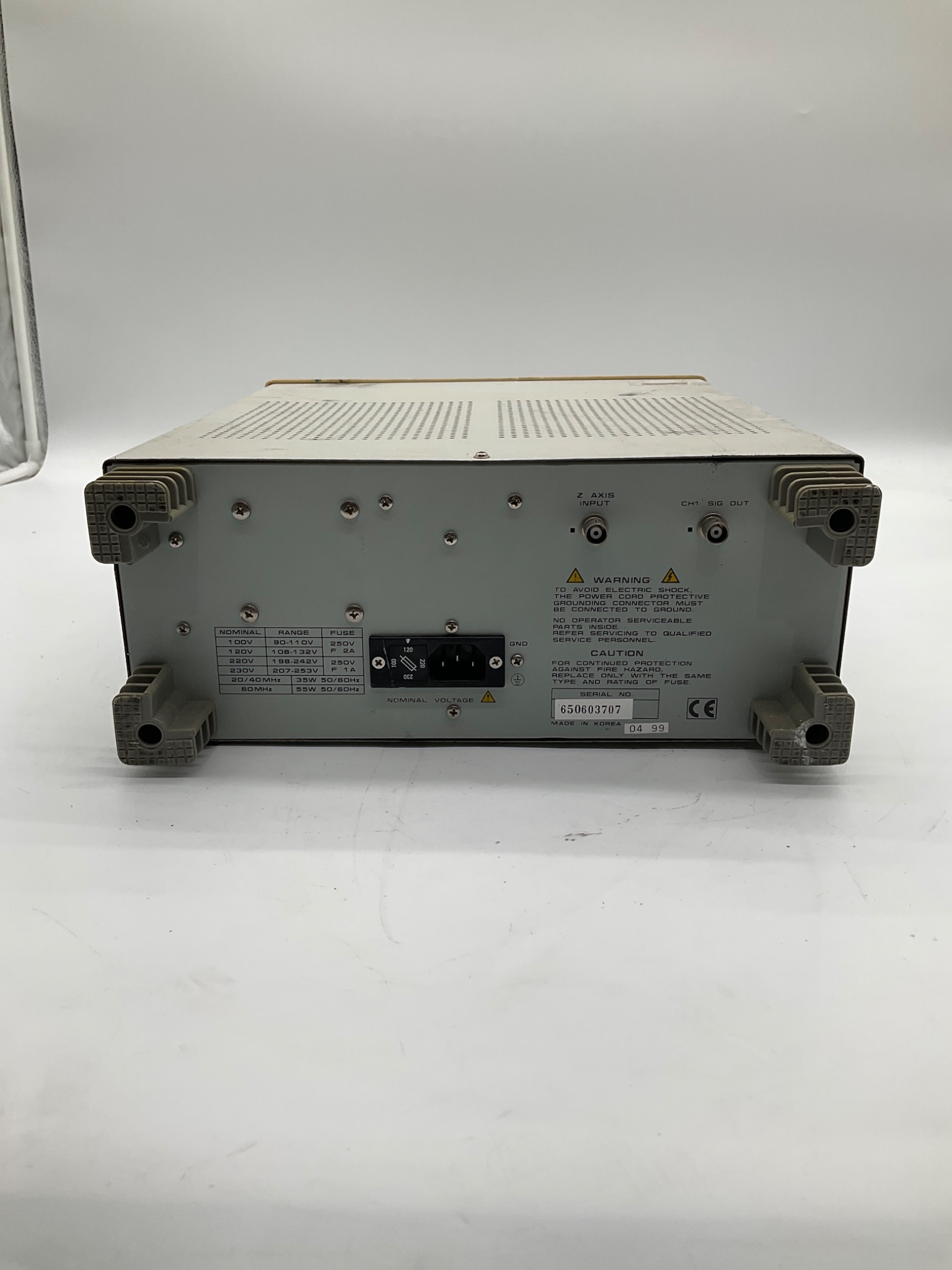 Protek 6506 60MHz Dual Trace Analog Oscilloscope USED 5