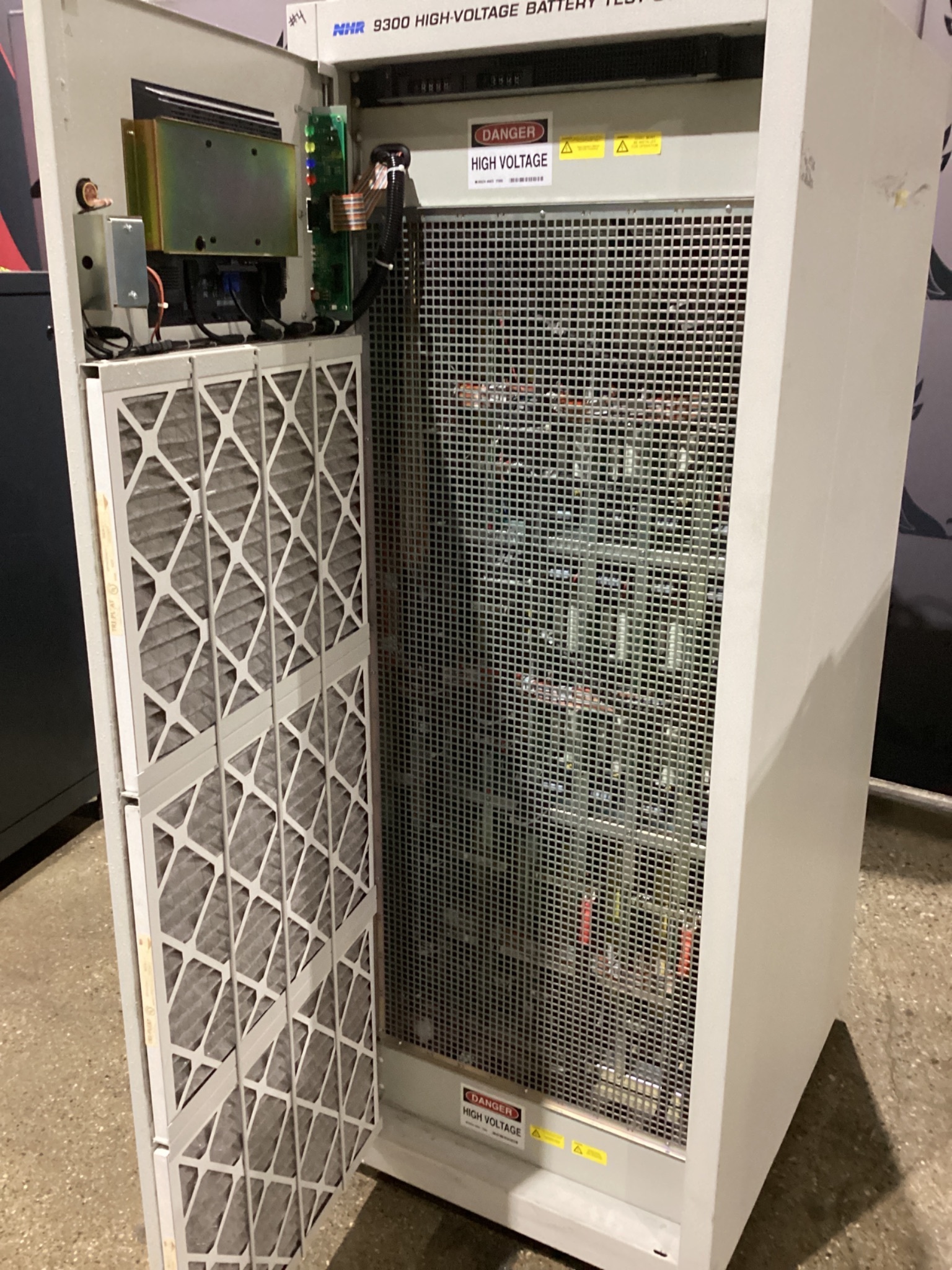 NHR 9300 High Voltage Battery Tester 100kW 15" Touch Panel (DAMAGED) USED 1