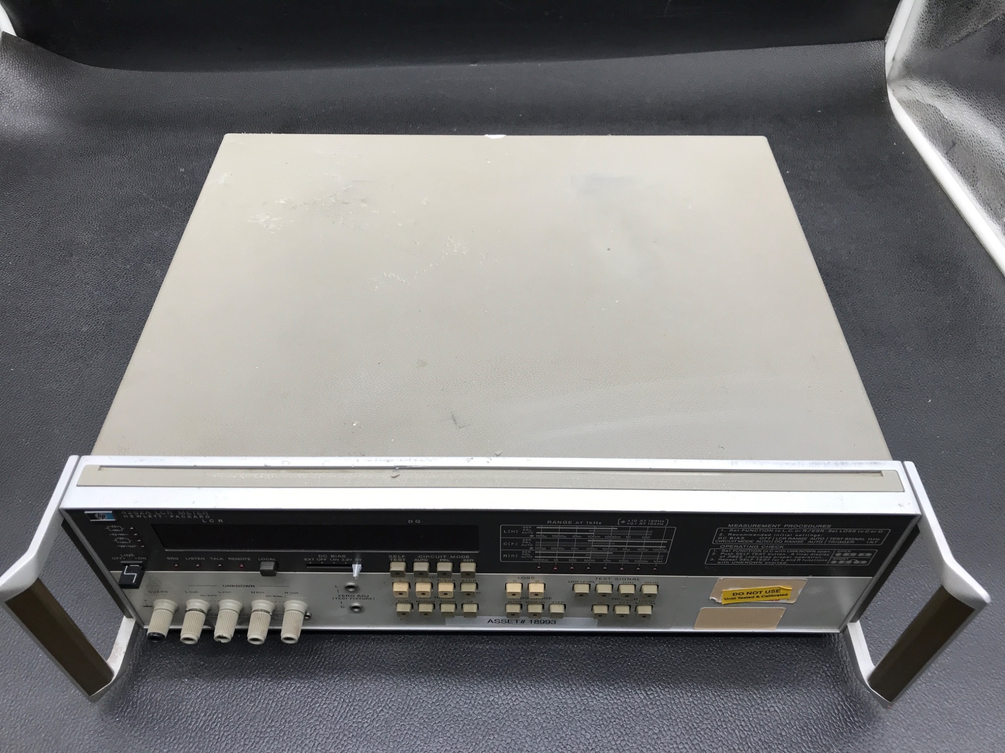 Hewlett-Packard 4262A LCR Meter USED 4
