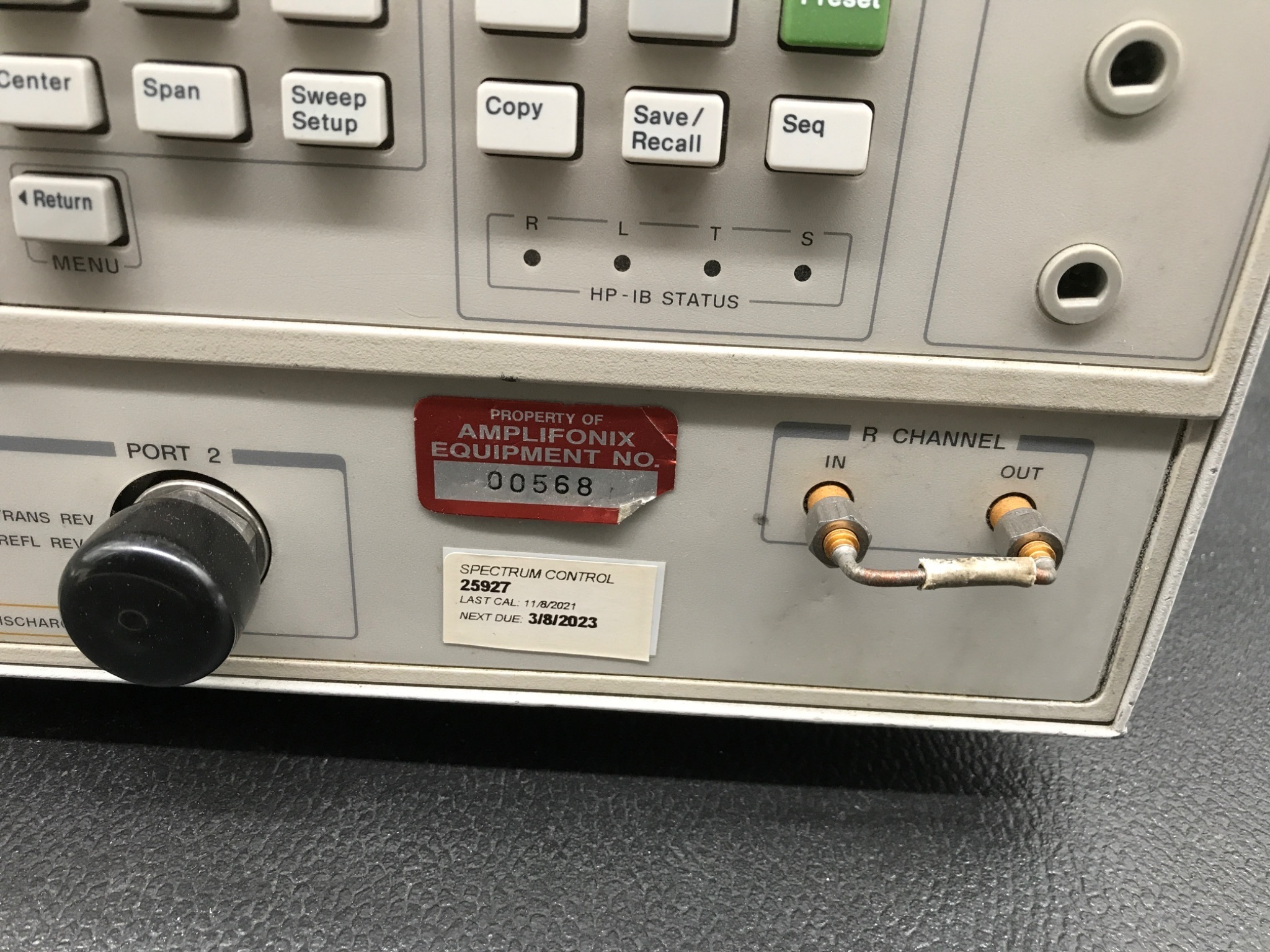Agilent 8753ES S-Parameter Network Analyzer 30kHz-3GHz FOR PARTS ONLY 5