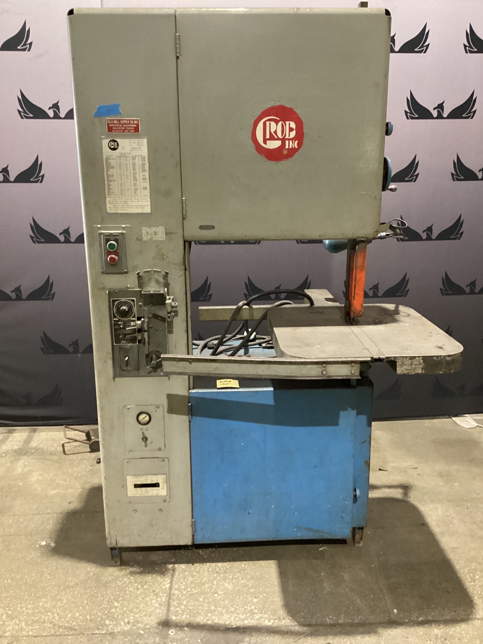 GROB 4V-24 Vertical Bandsaw USED 0