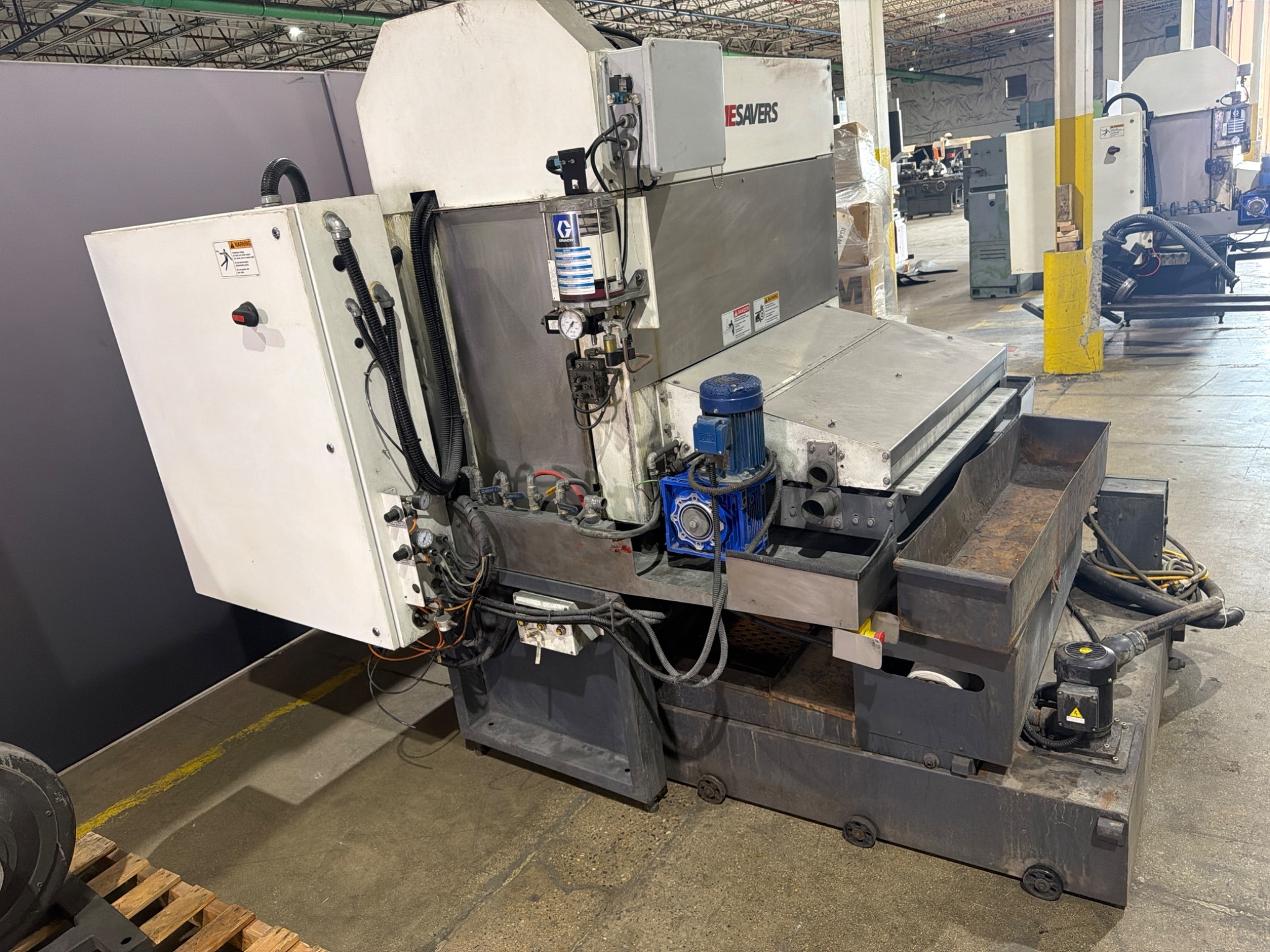 Timesavers Lynx 37MWT-D-60 Wet Abrasive Finishing Machine w/ PFA-240-3 Blower USED 3