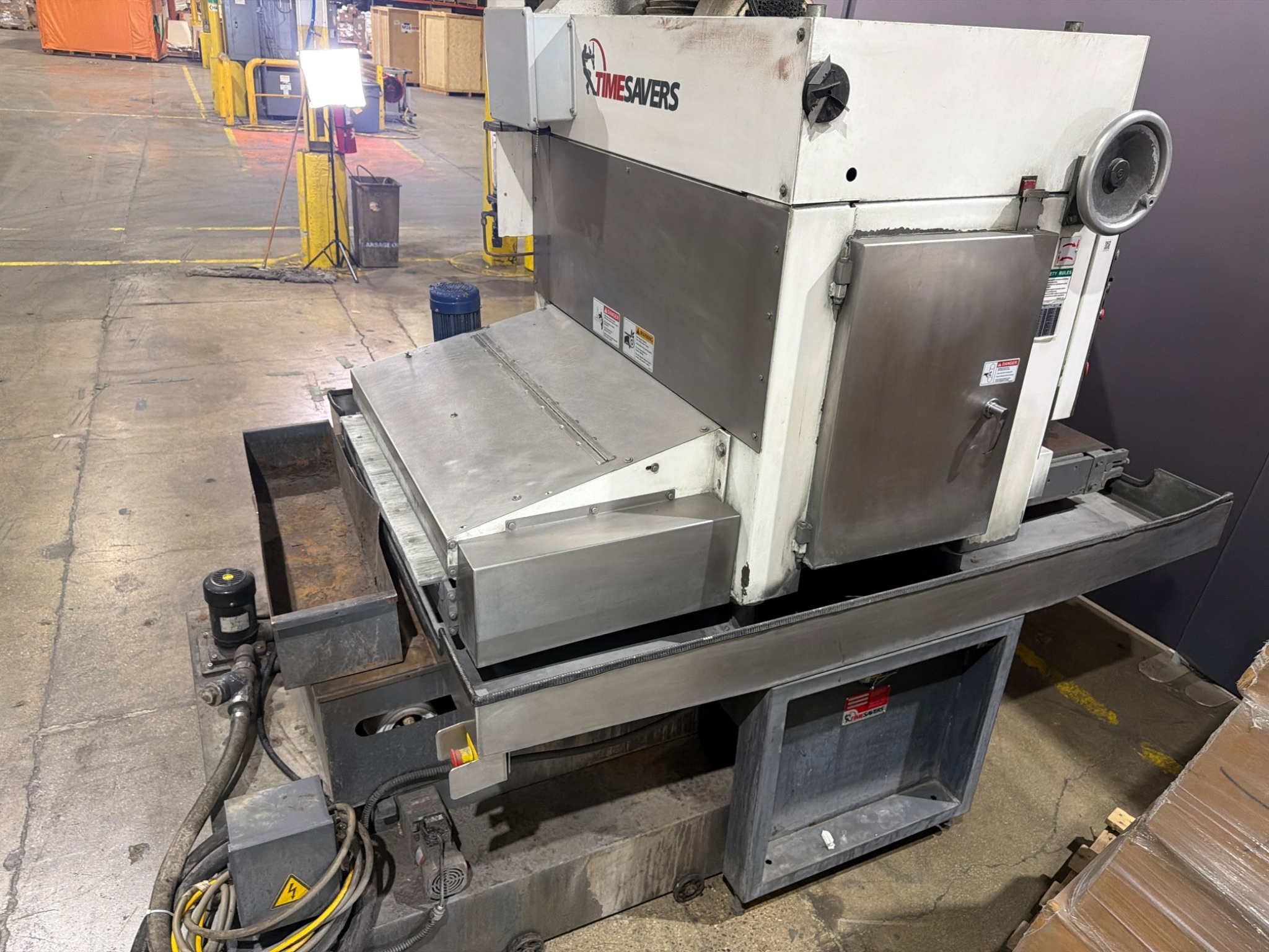 Timesavers Lynx 37MWT-D-60 Wet Abrasive Finishing Machine w/ PFA-240-3 Blower USED 5