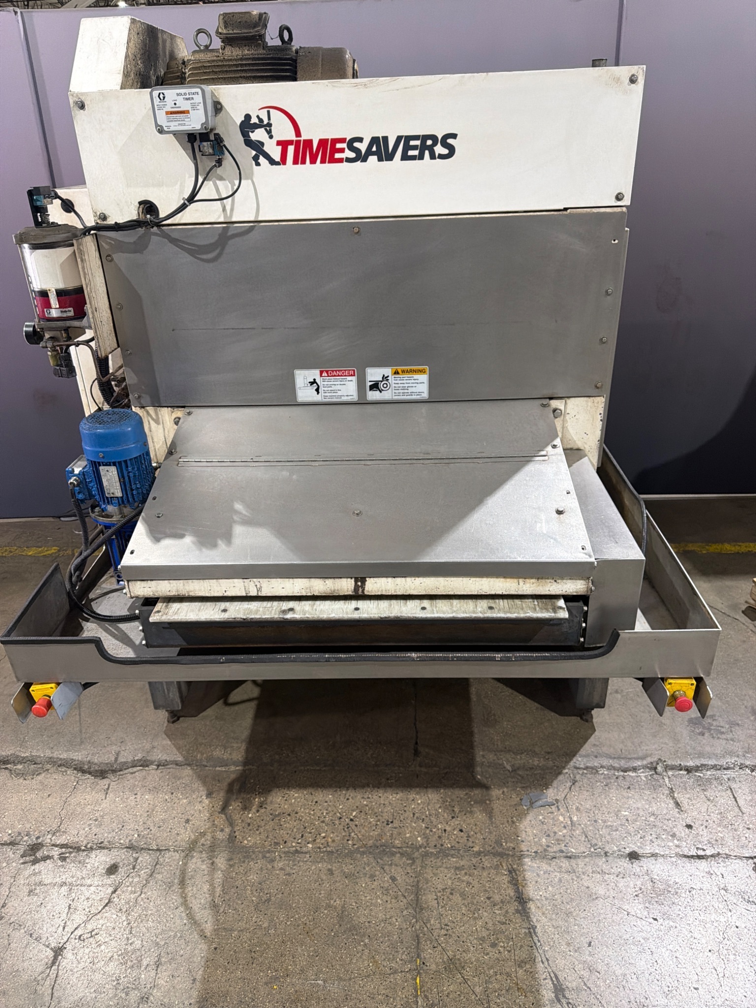 Timesavers Lynx 37MWT-D-60 Wet Abrasive Finishing Machine w/ PFA-240-3 USED 1