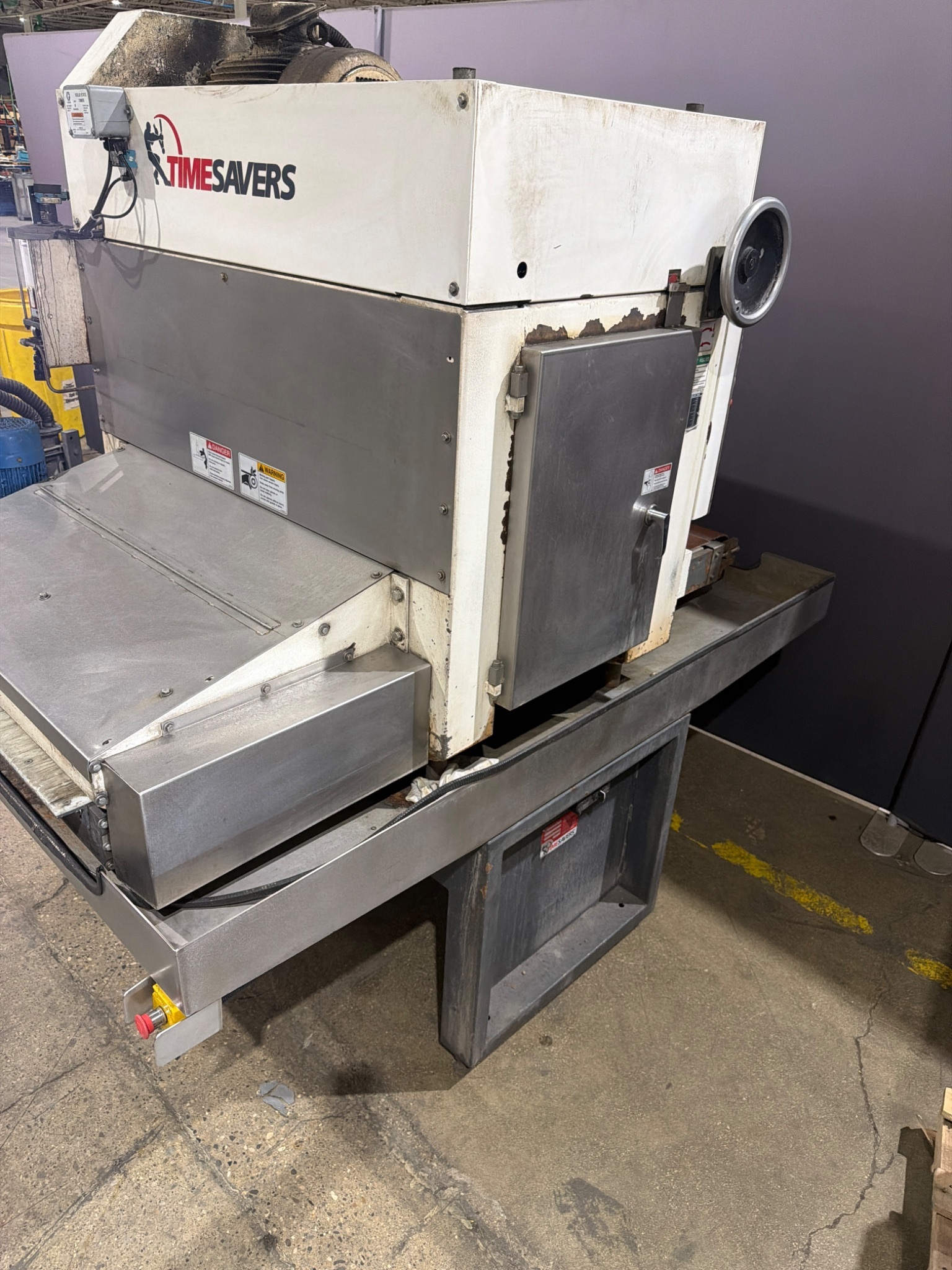 Timesavers Lynx 37MWT-D-60 Wet Abrasive Finishing Machine w/ PFA-240-3 USED 3