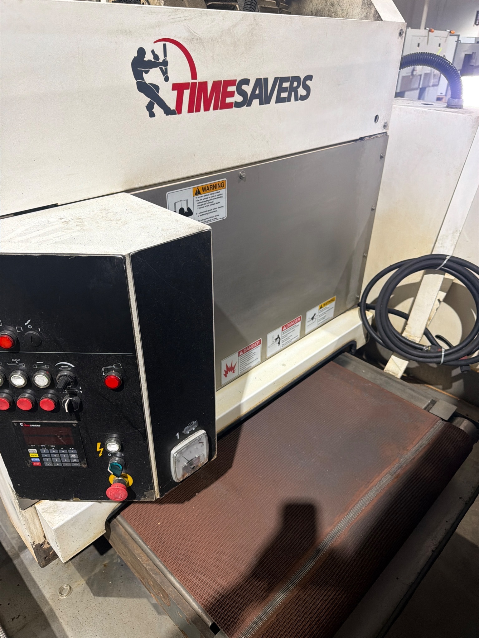 Timesavers Lynx 37MWT-D-60 Wet Abrasive Finishing Machine w/ PFA-240-3 USED 4