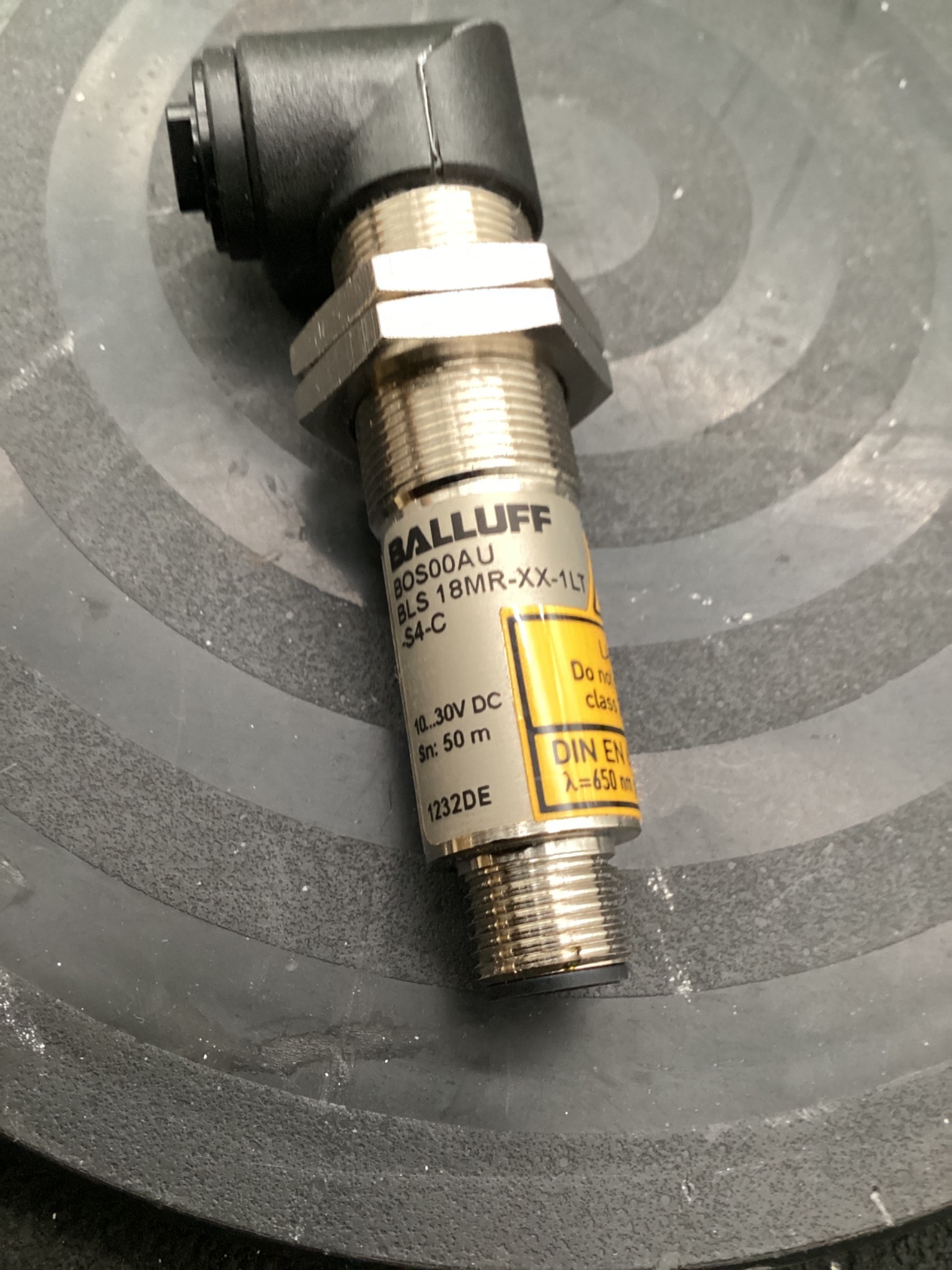 BALLUFF BOS00AU BLS 18MR-XX-1LT-S4-C Through-Beam Photoelectric Sensor Emitter NEW 1
