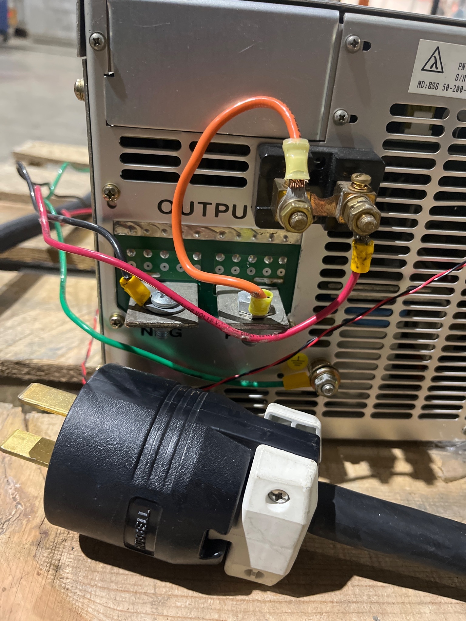 Lambda EMI ESS 50-200-2-D DC Power Supply USED 6