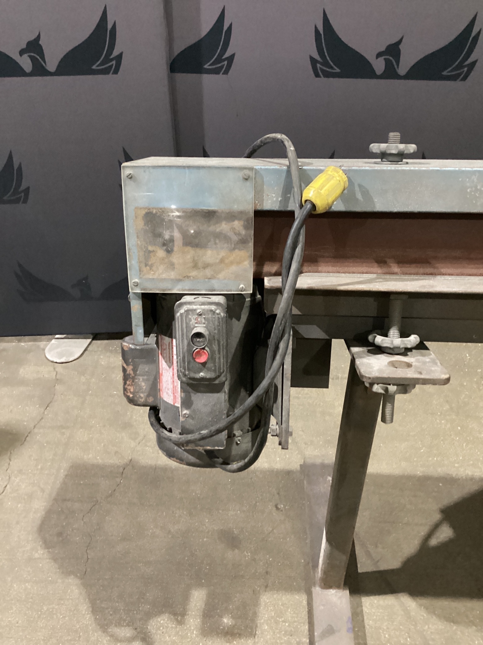Custom Industrial Belt Sander 1 HP Floor Standing USED 1