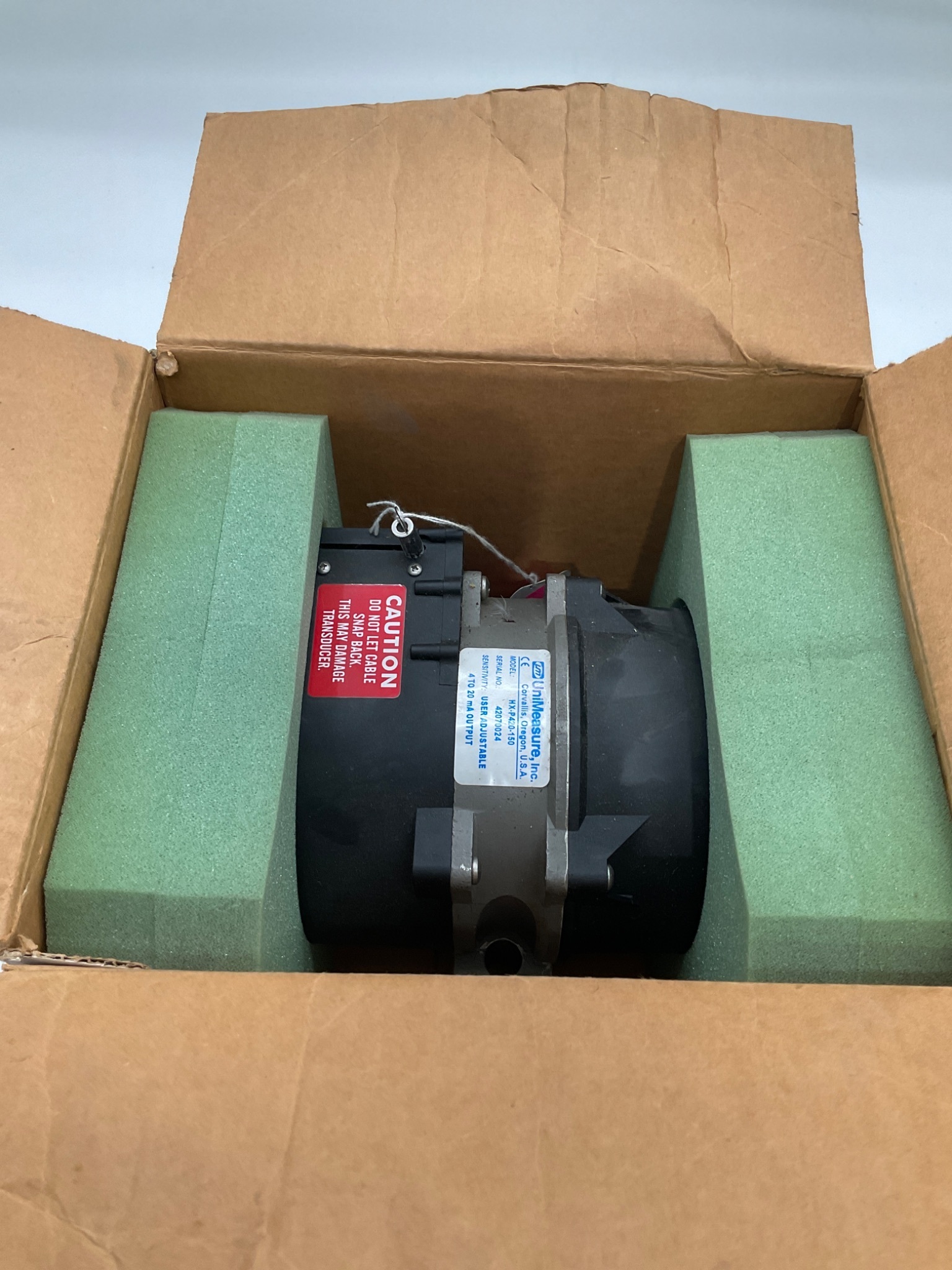 UniMeasure HX-P420-150 Cable Extension Position Transducer 4-20mA USED 0