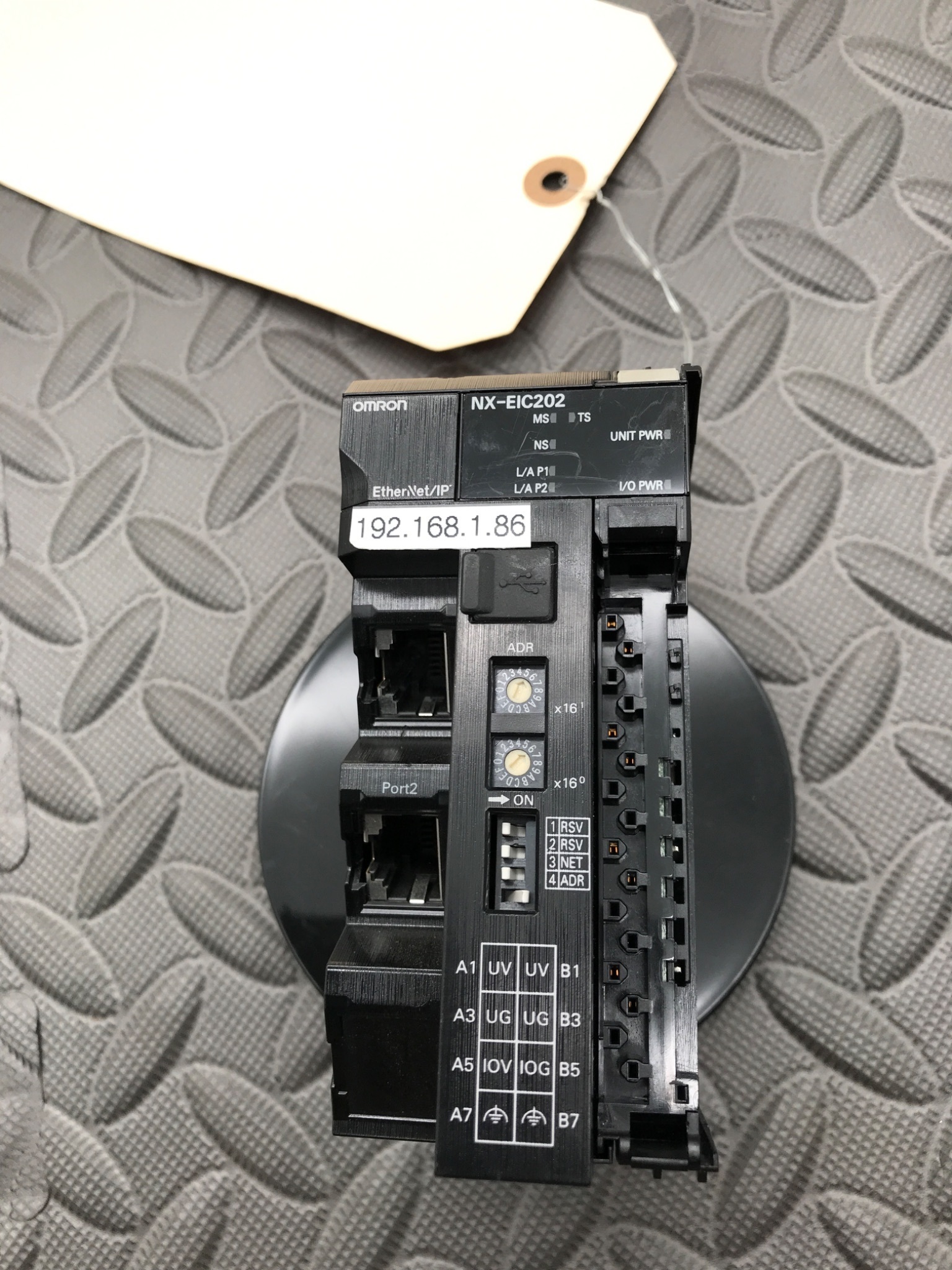 Omron NX-EIC202 NX Series EtherNet/IP Coupler Unit USED 2
