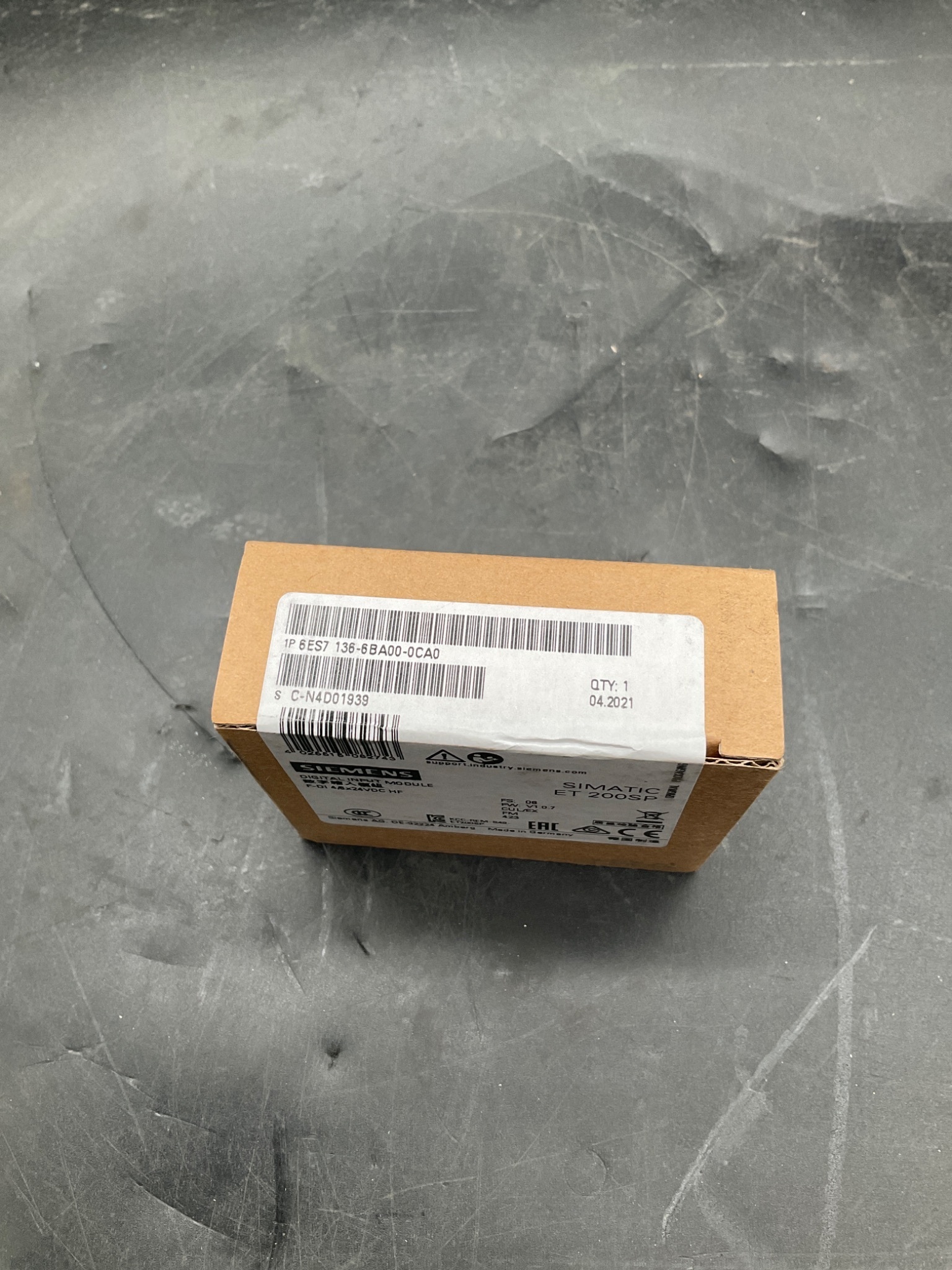SIEMENS 6ES7 136-6BA00-0CA0 Digital Input Module SIMATIC ET 200SP NEW 1