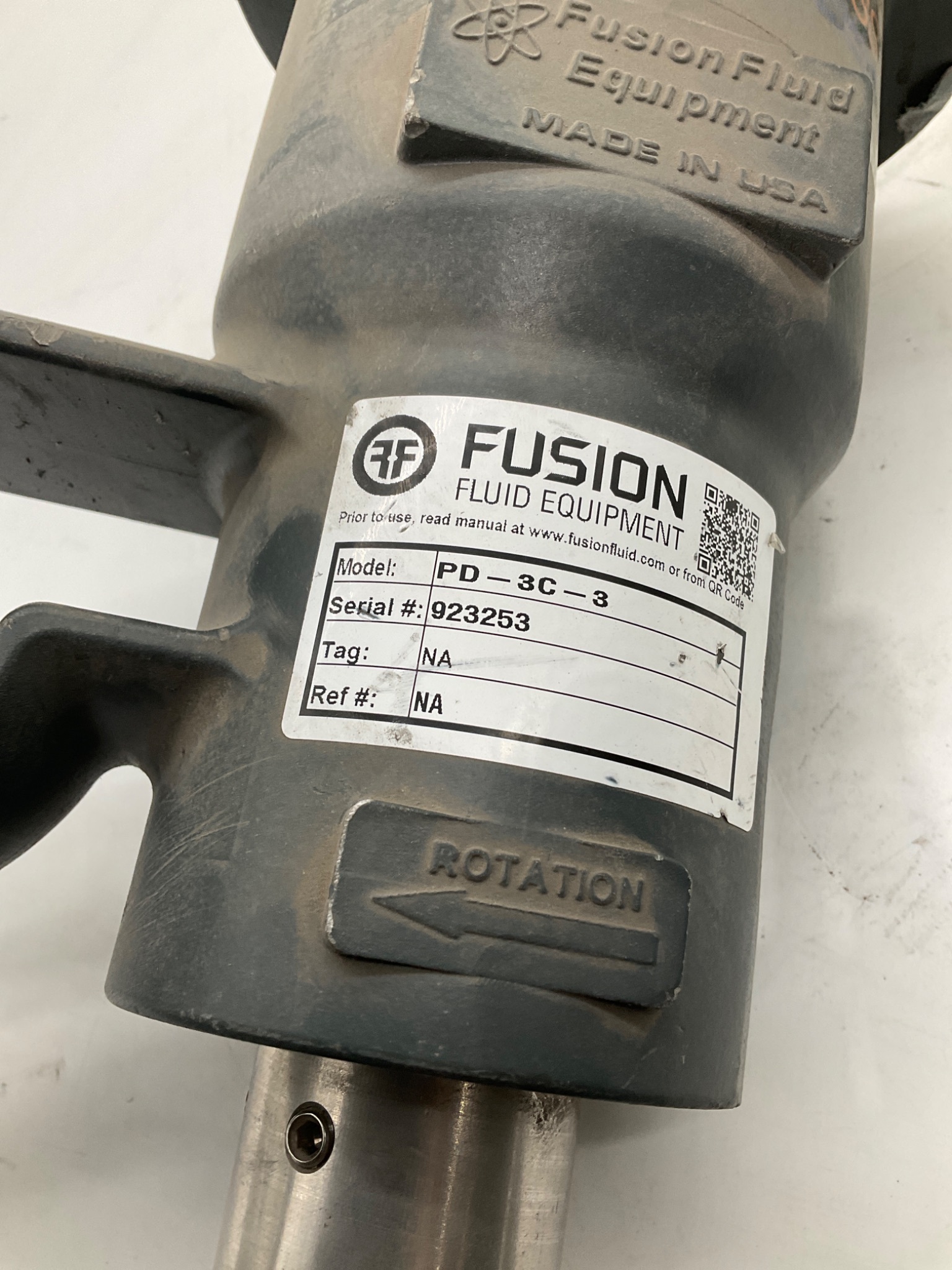 FUSION FLUID EQUIPMENT PD-3C-3 Fusion Express Drum Mixer USED 2