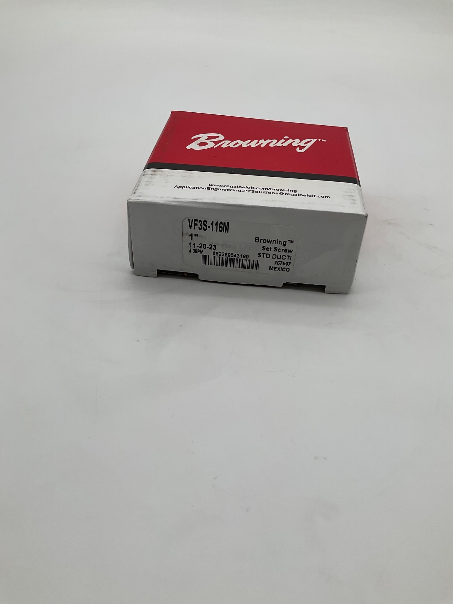 BROWNING VF3S-116M VARIABLE PITCH SHEAVE SET SCREW 1" BORE NEW 1