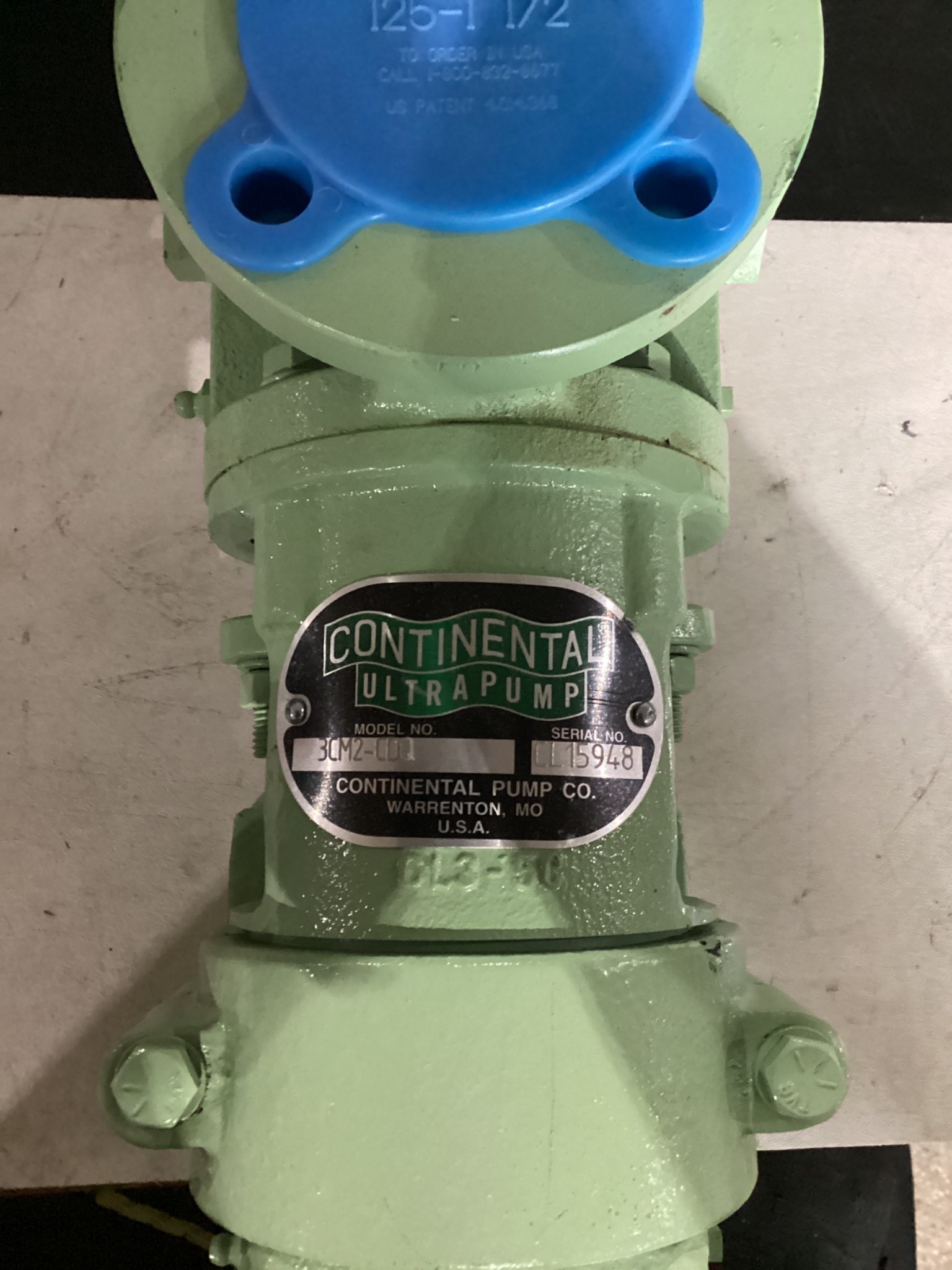 CONTINENTAL ULTRAPUMP 3CM2-CDQ Rotary Gear Pump NEW 0