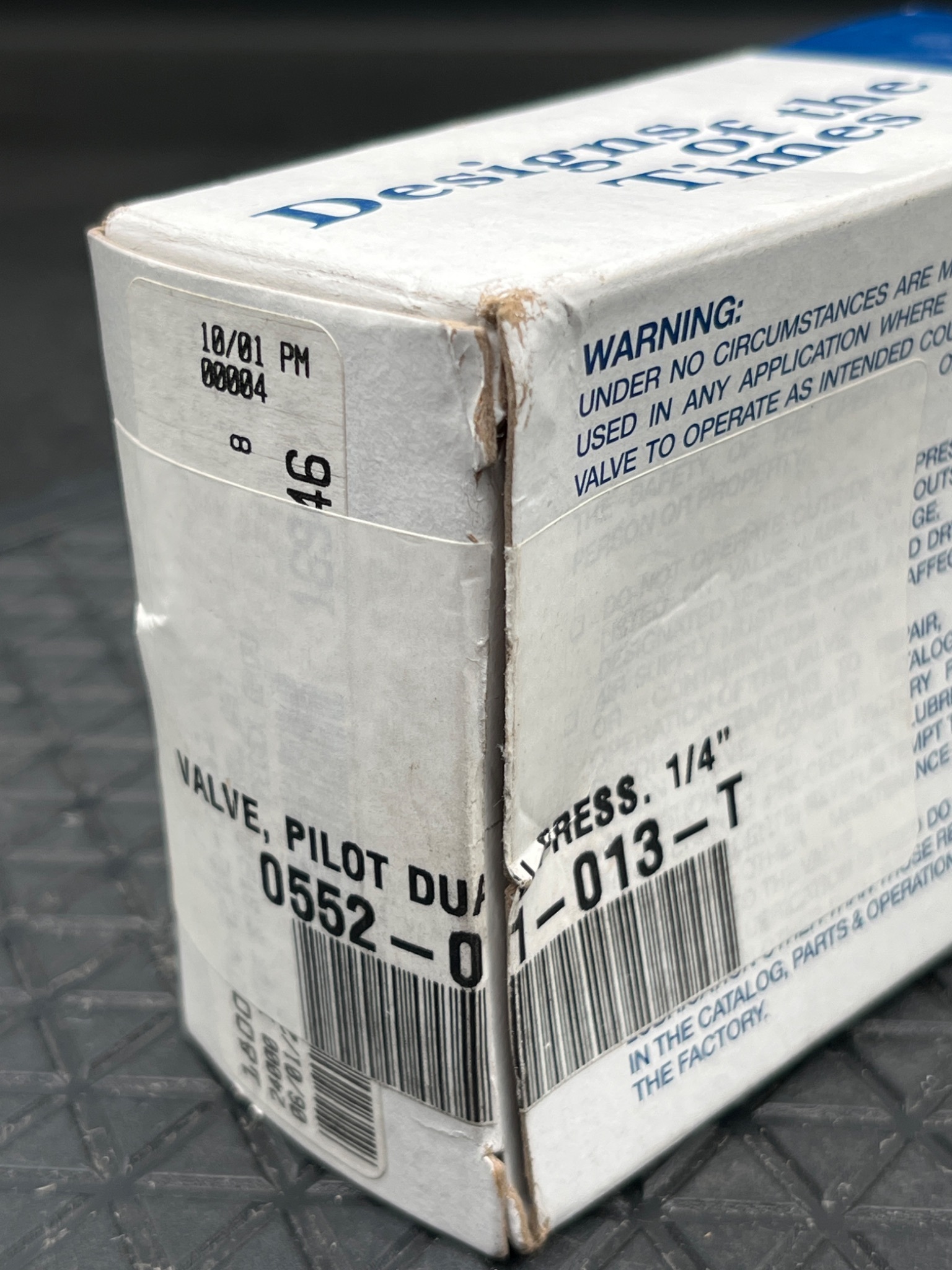 MAC VALVES 0552-01-013-T Pneumatic Pilot Valve NEW 4