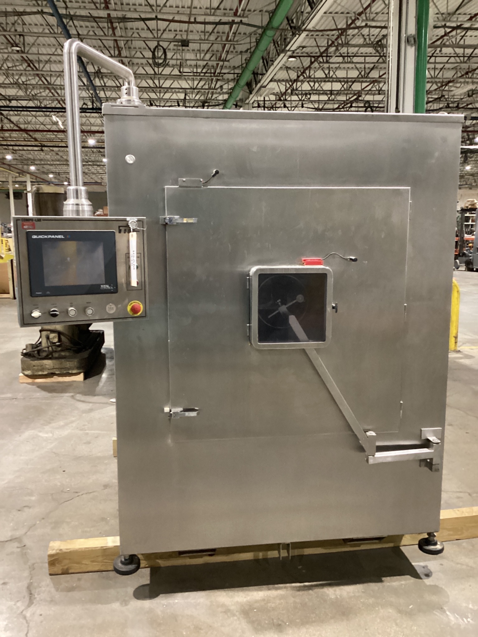 1999 THOMAS ENGINEERING 36" COMPULAB 2 COATING PAN USED 0