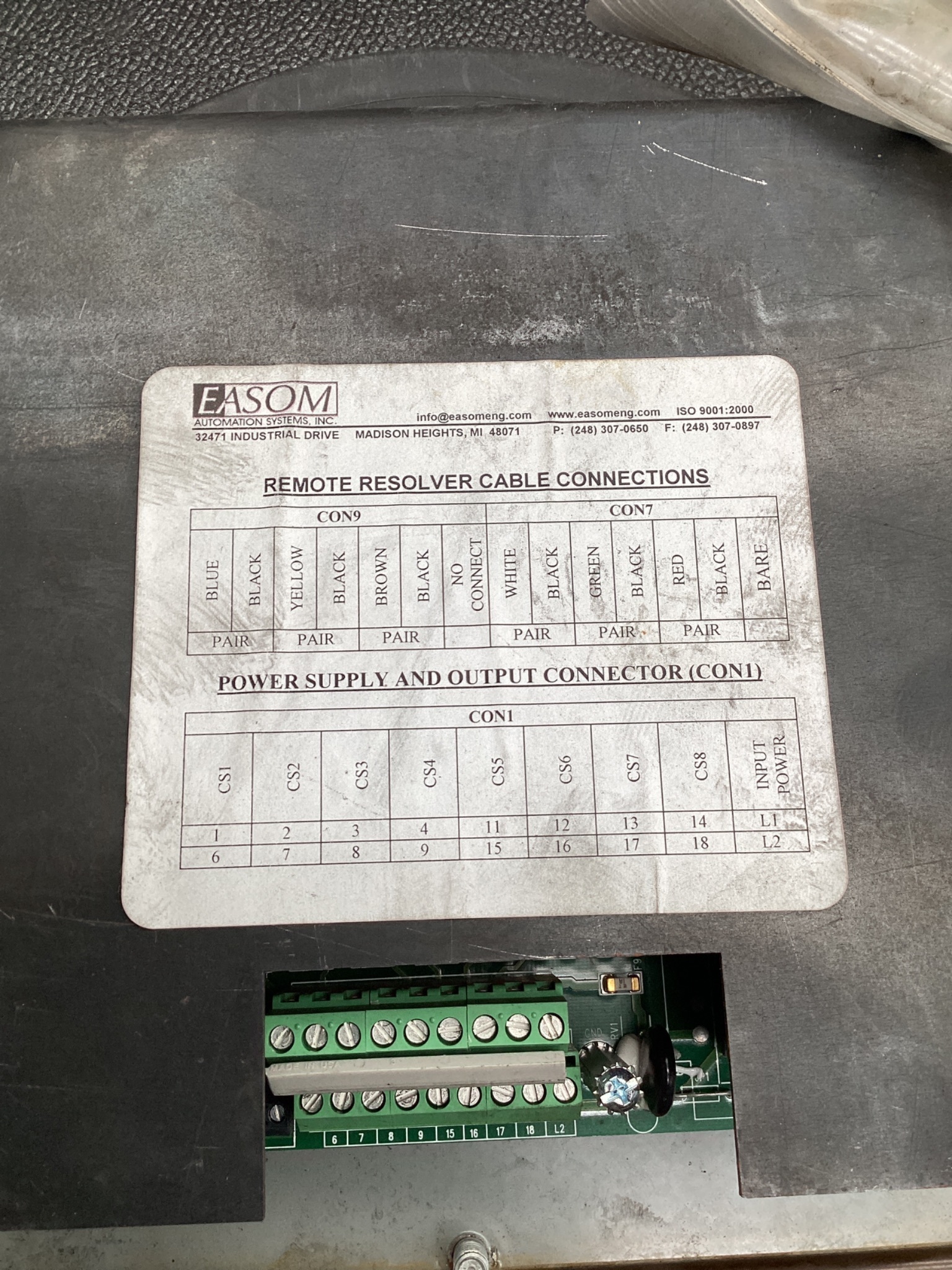 EASOM ES-5008-12-DC-024 Digi-Dog Programmable Limit Switch - USED 4