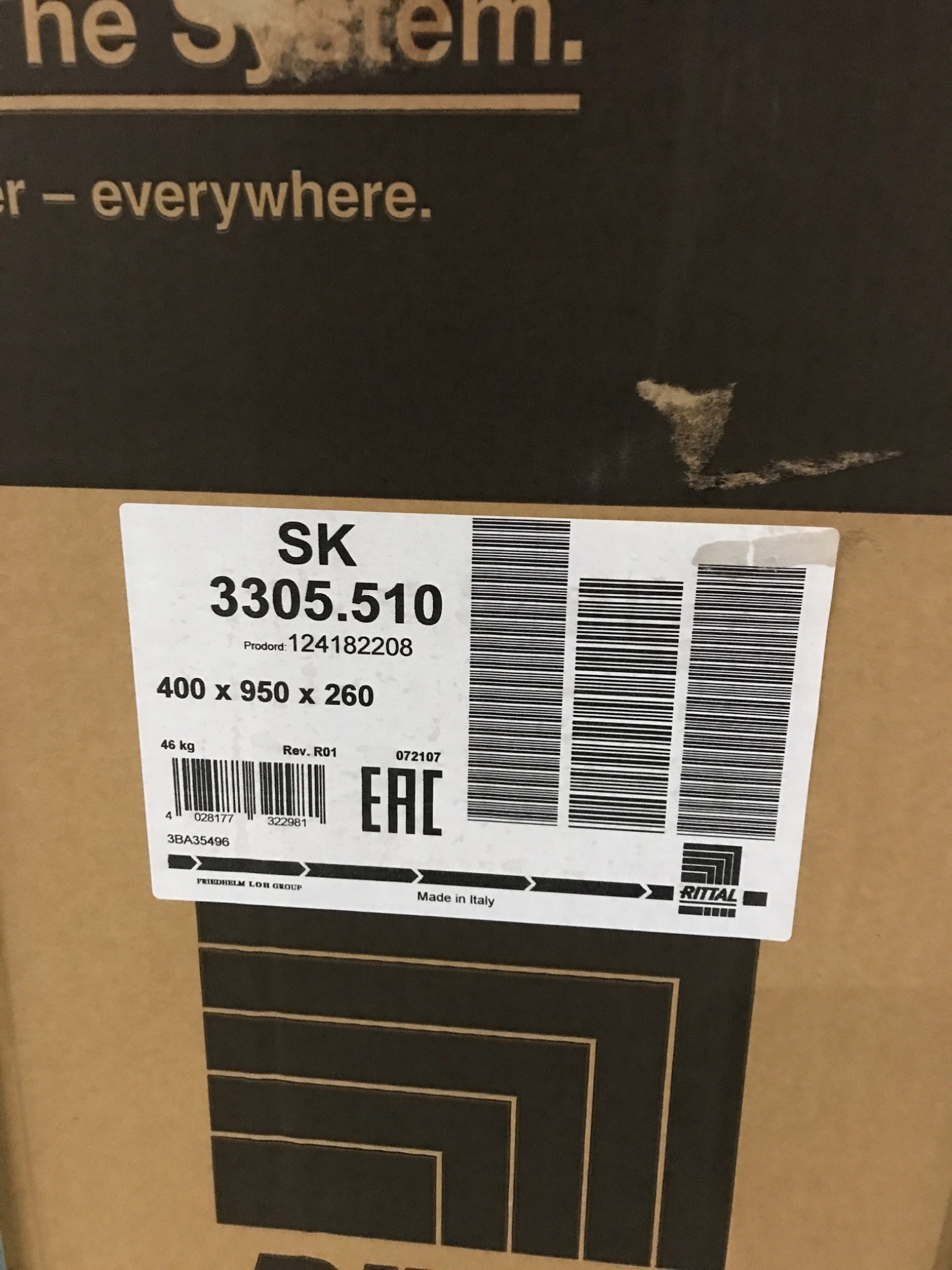 RITTAL SK 3305.510 Enclosure Cooling Unit - NEW 1