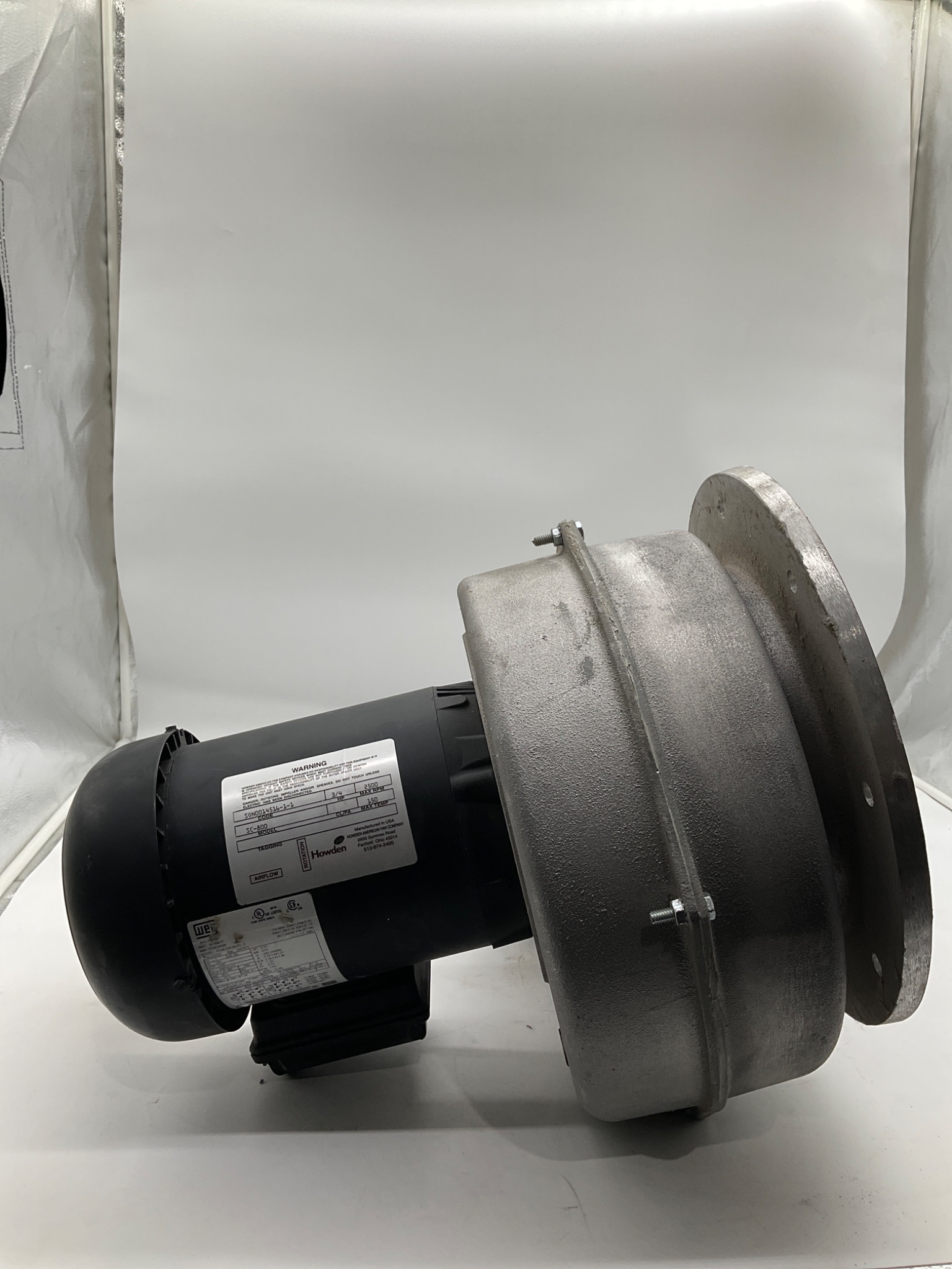 WEG 14786477 0.75 HP Blower Motor USED 2