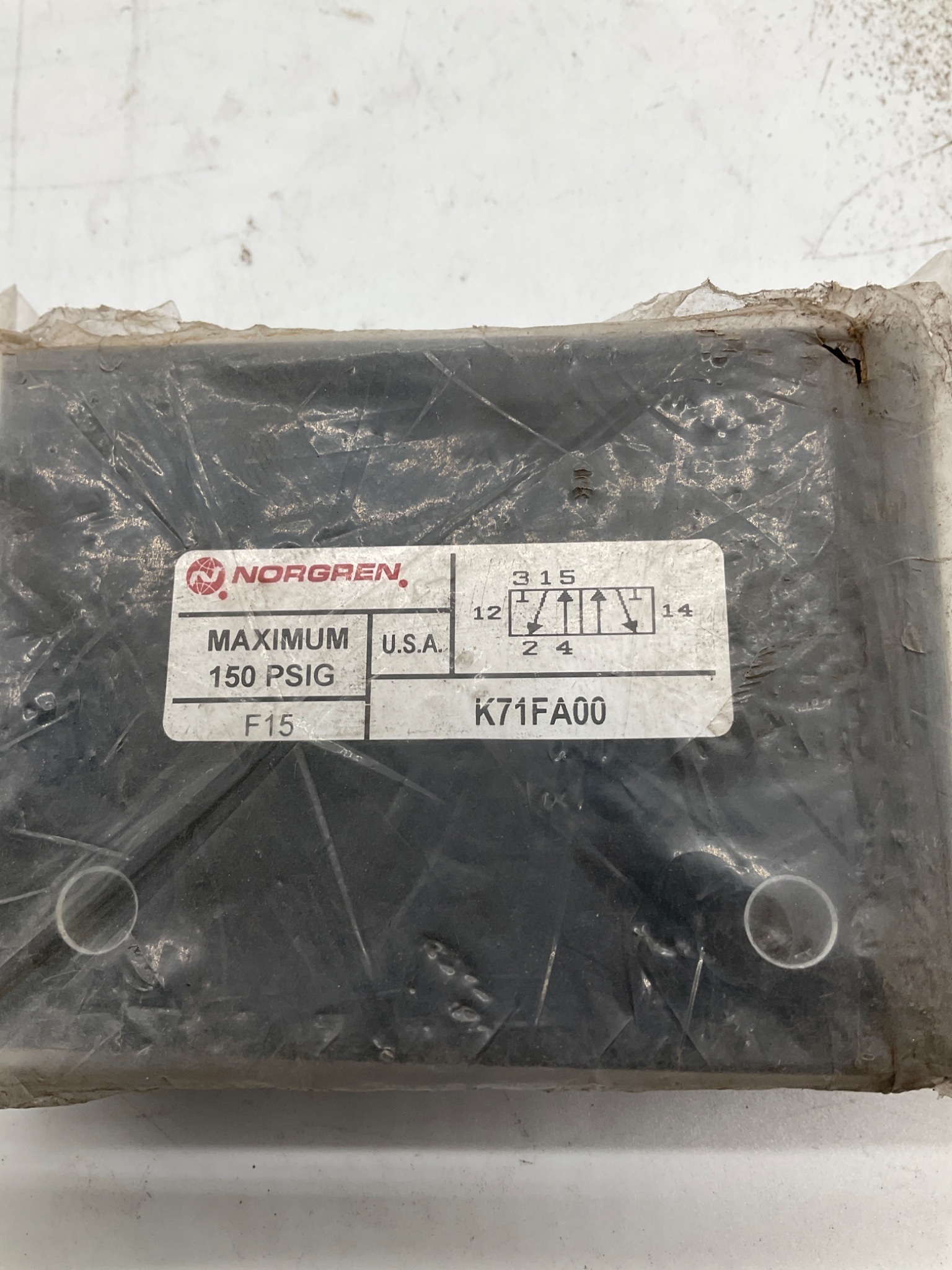 NORGREN K71FA00 Inline Pneumatic Valve NEW 3