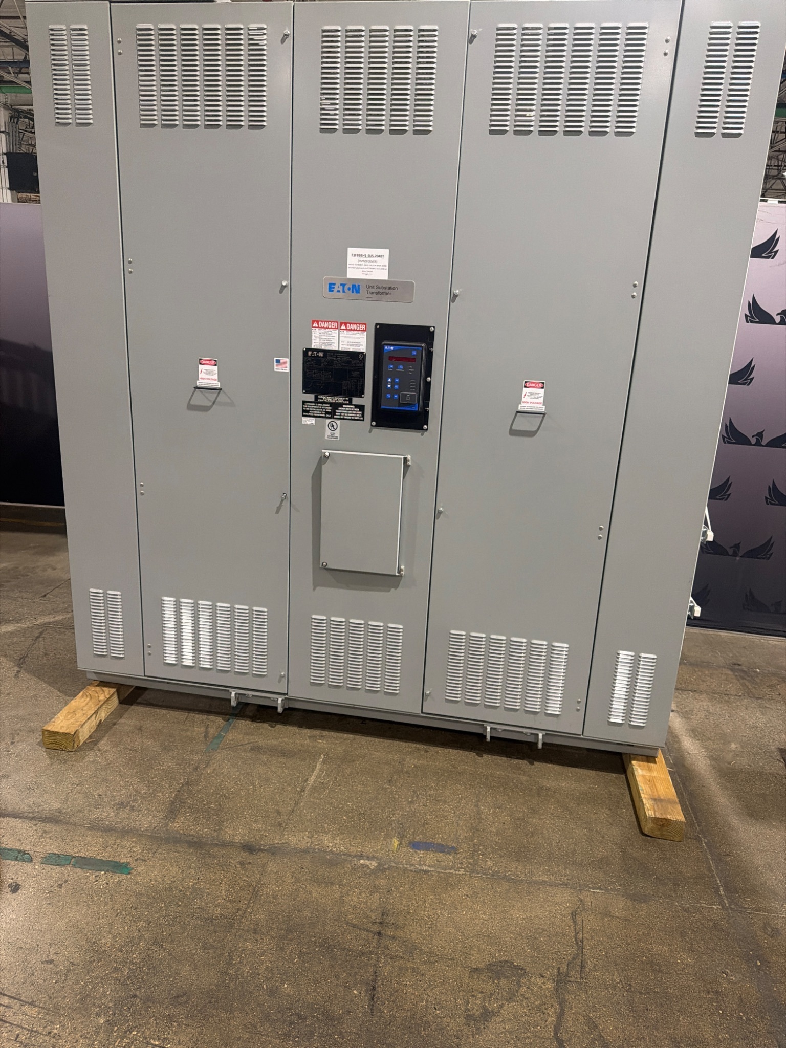 EATON 478C642H31 1250/1667 KVA 24.9kV-208Y/120V Unit Substation Transformer NEW 1
