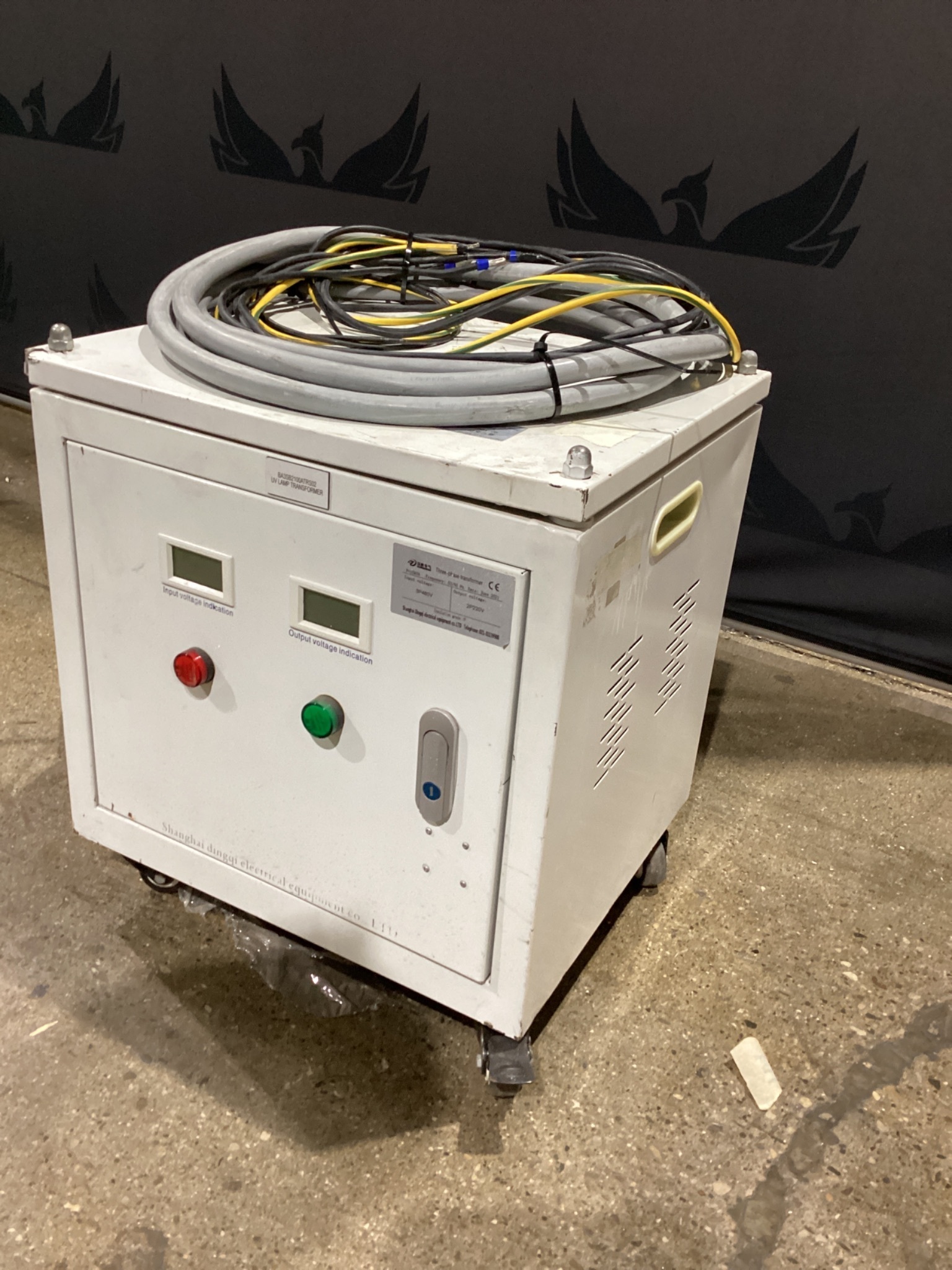 SHANGHAI DINGQI B2100A-06 15kVA Portable Transformer 480V - 220V USED 2