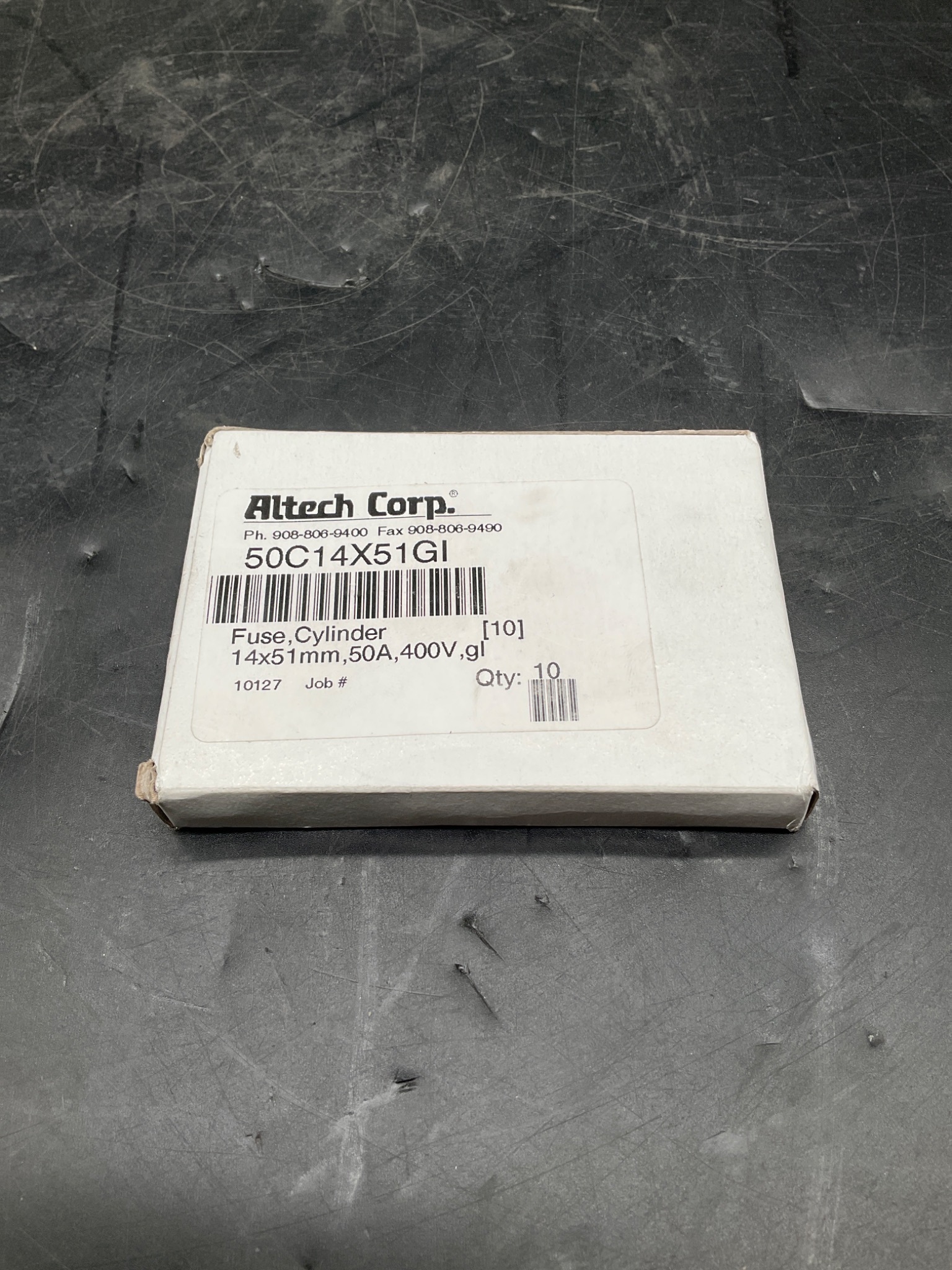 ALTECH CORP 50C14X51GI 50A 14x51mm Cylinder Fuse (Lot of 10) NEW 0