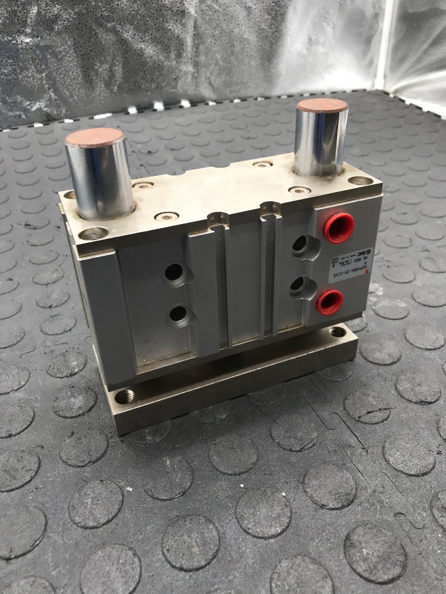 SMC PNEUMATICS MGPM50N‑25‑XC35W Compact Guided Air Cylinder USED 6