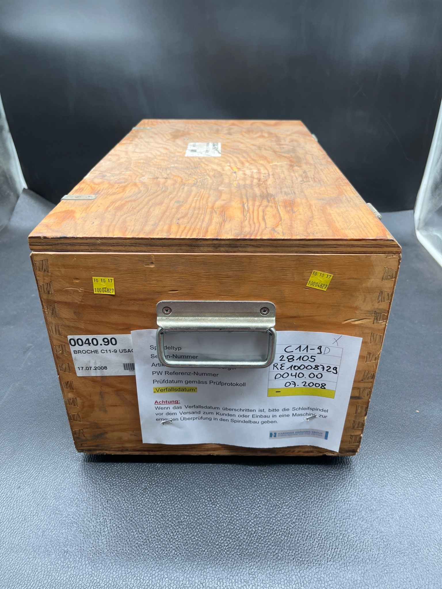 VOUMARD C11-9 Grinding Spindle USED 3