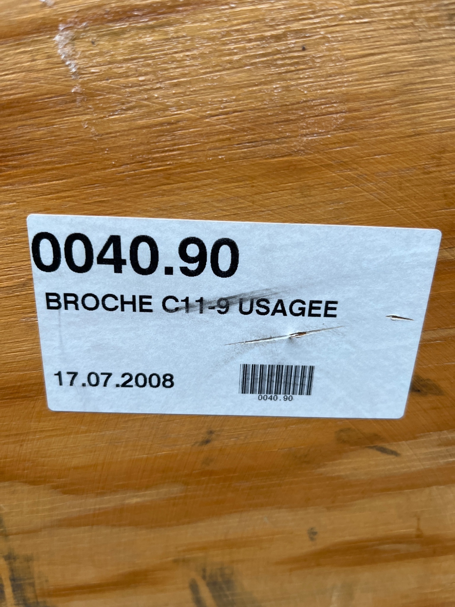 VOUMARD C11-9 Grinding Spindle USED 5