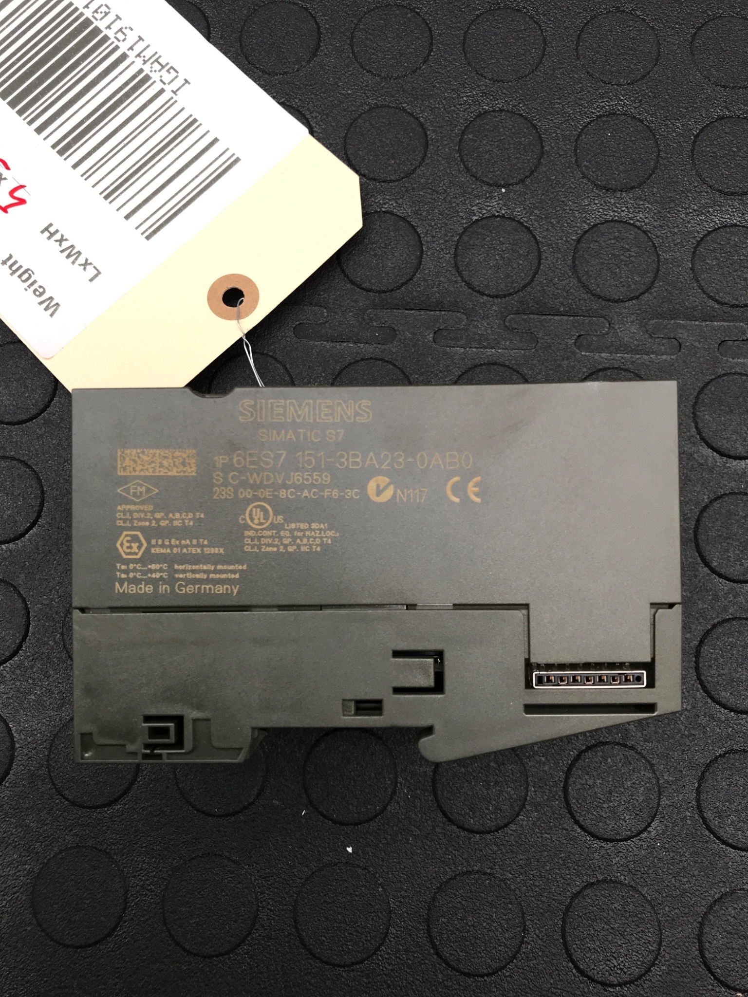 SIEMENS 6ES7 151-3BA23-0AB0 ET 200S IM 151-3 PN Interface Module USED 1