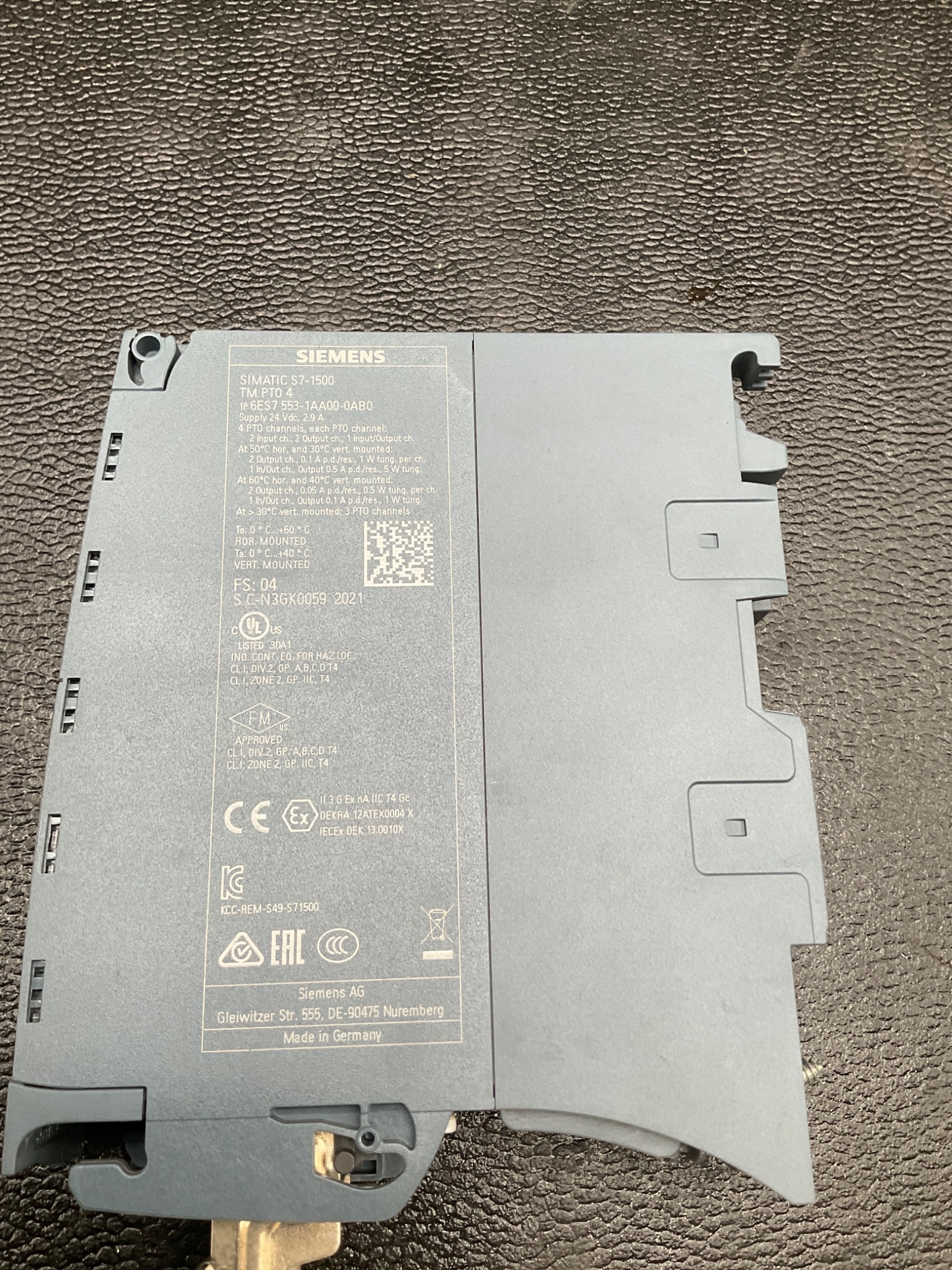 SIEMENS 6ES7 553-1AA00-0AB0 SIMATIC S7-1500 Digital Output Module USED 5
