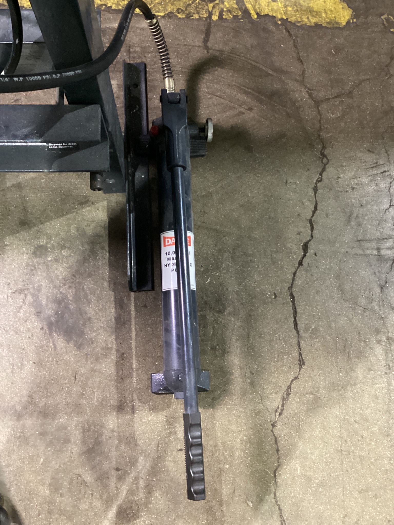 DAKE B-10 Arbor Press 10 Ton Capacity USED 1