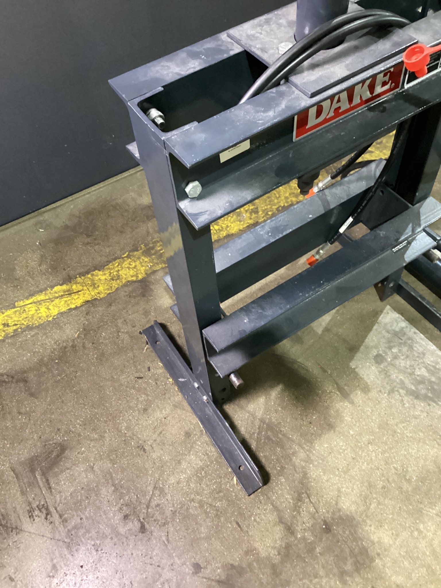 DAKE B-10 Arbor Press 10 Ton Capacity USED 2