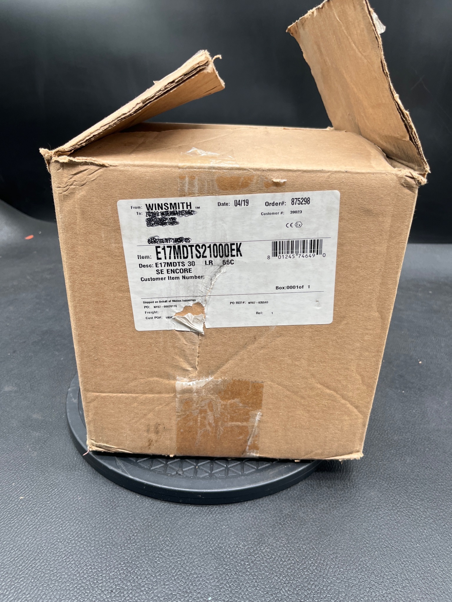 WINSMITH E17MDTS21000EK Right Angle Speed Reducer Gearbox NEW 0