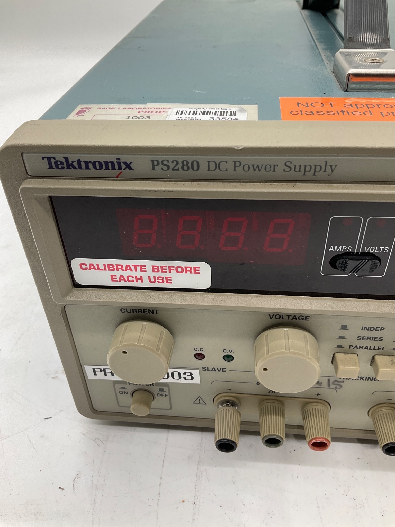 TEKTRONIX PS280 Triple Output DC Power Supply USED 1