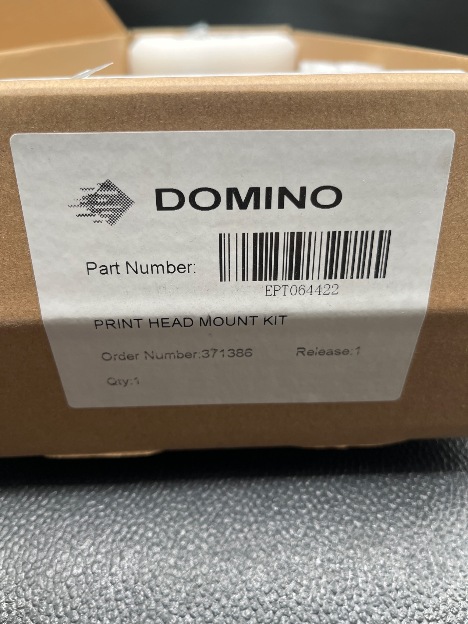 DOMINO EPT064422 Print Head Mount Kit NEW 6