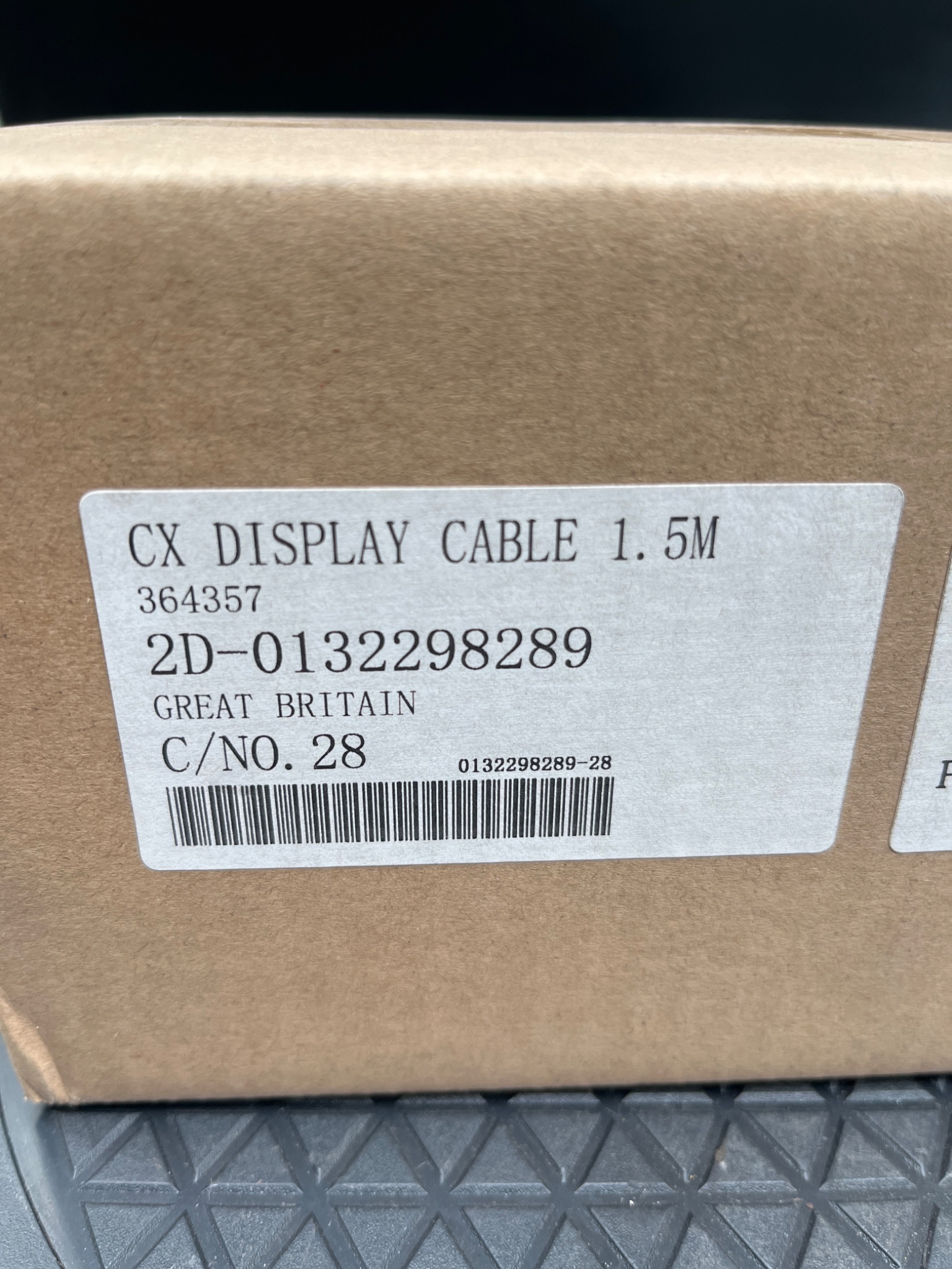 DOMINO 8D5144001DU CX Display Cable 1.5M NEW 5