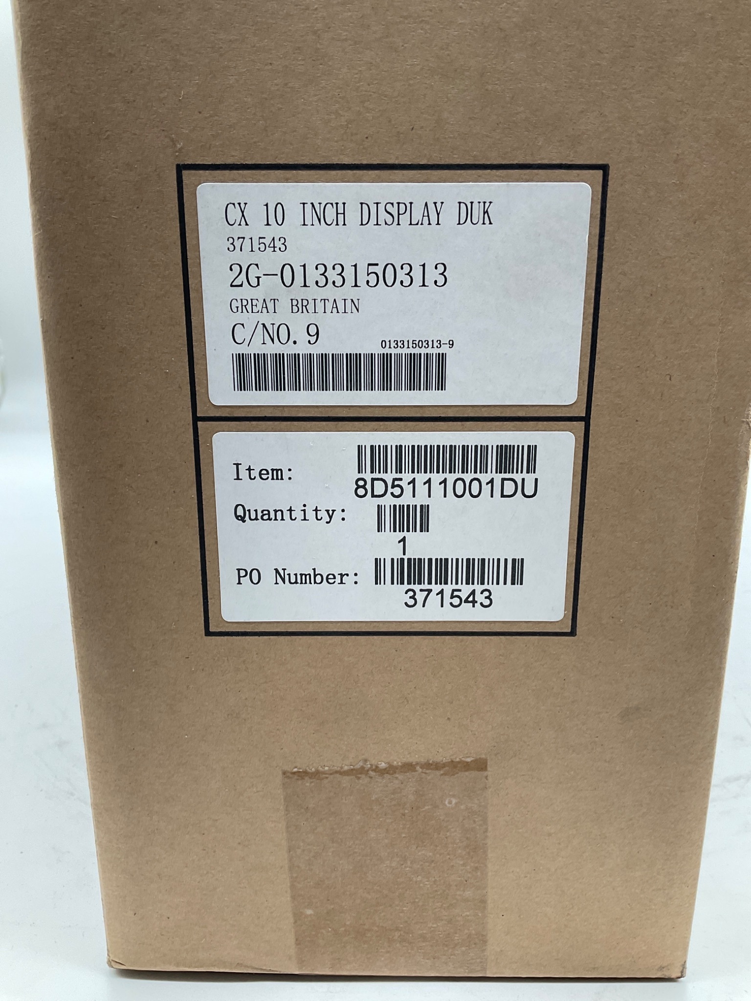 Domino 8D5111001DU 10 Inch Display CX NEW 2