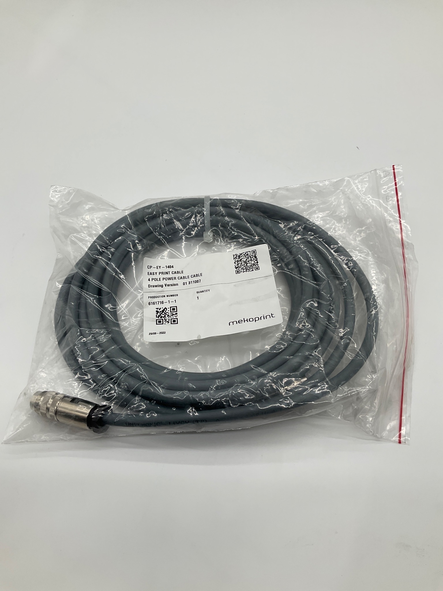 Mekoprint CP-EY-1404 Easy Print Cable 4 Pole Power Cable NEW 0