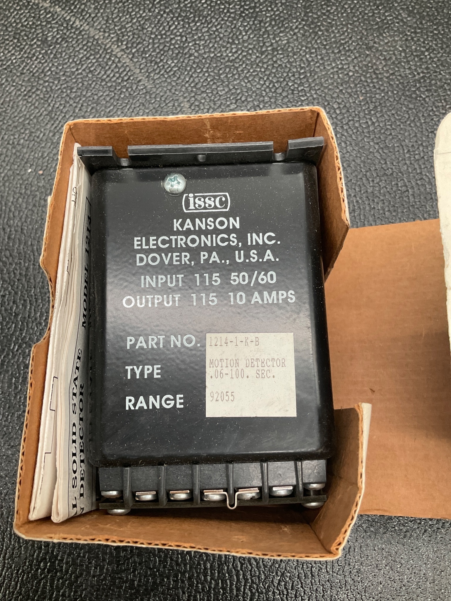 Kanson 1214-1-K-B Motion Detector Module NEW 3
