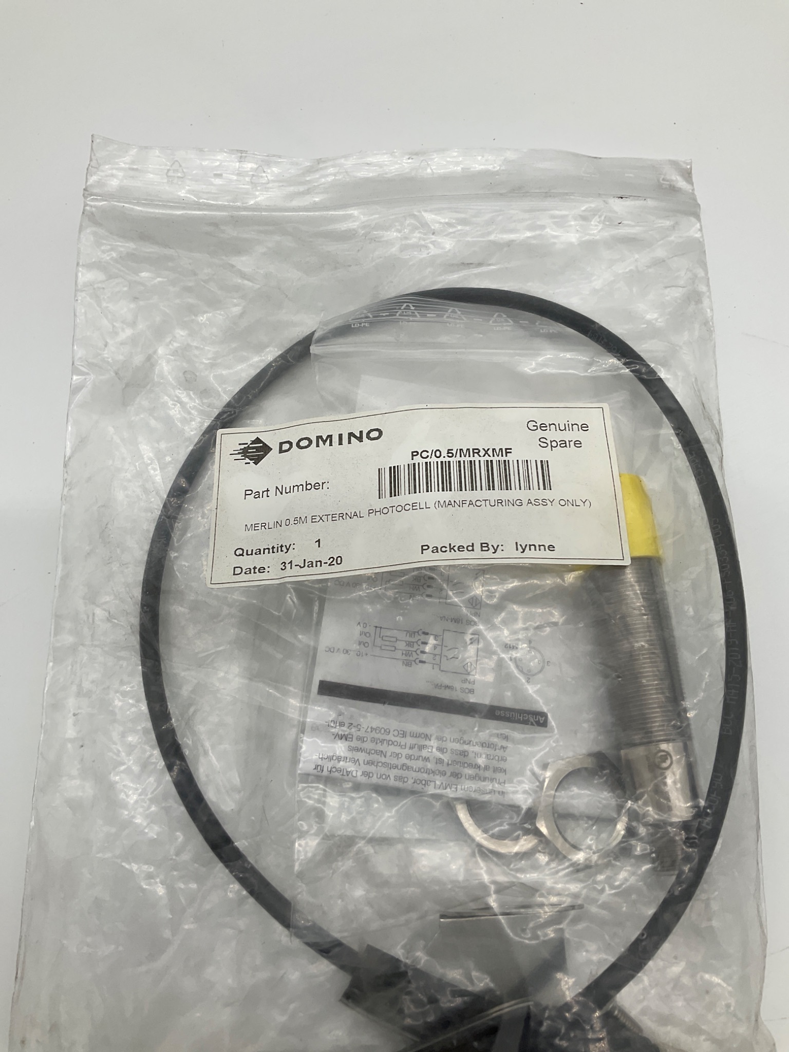 Domino PC/0.5/MRXMF External Photocell Sensor NEW 2