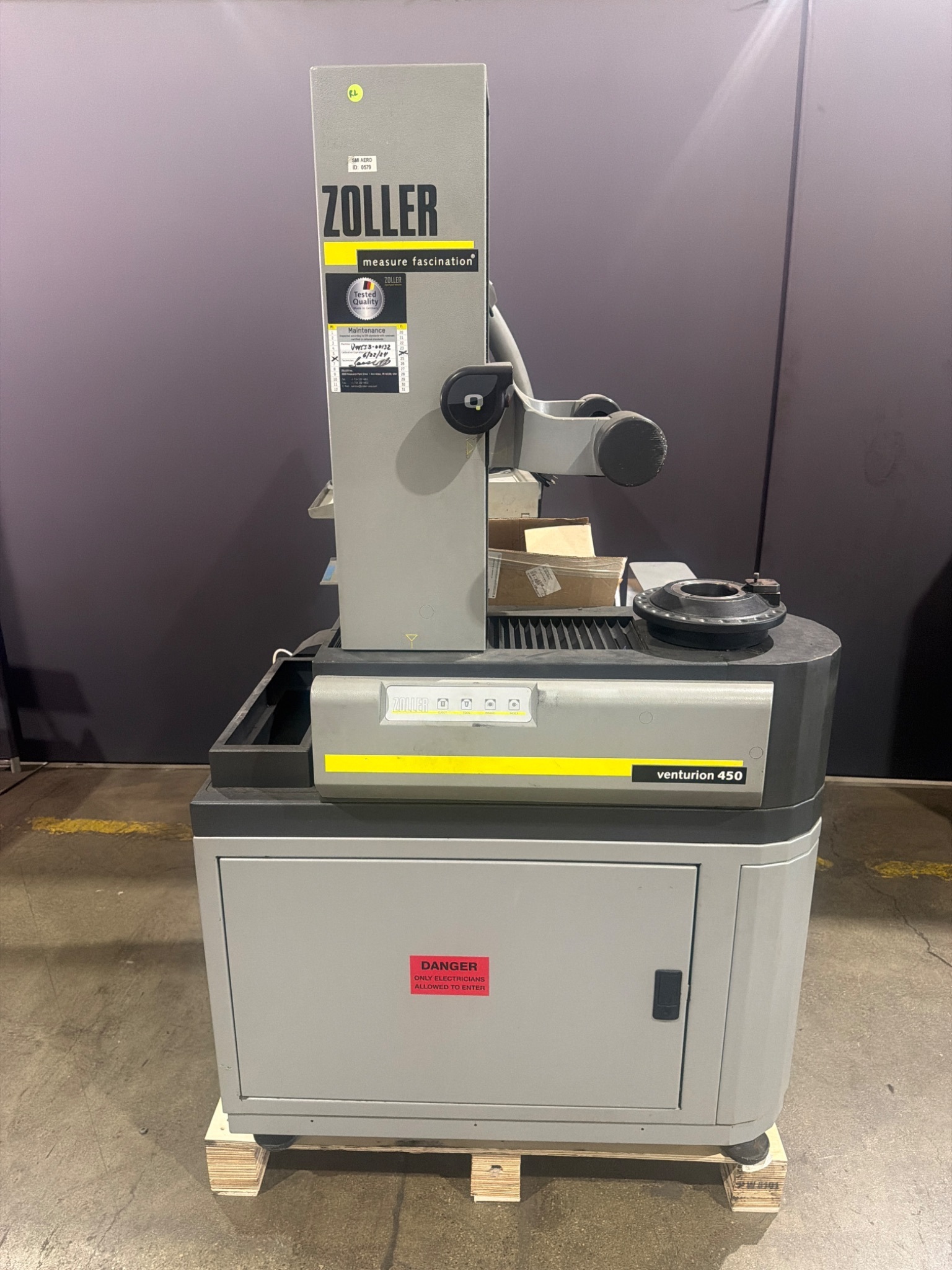Zoller Venturion 450 Tool Presetter Measuring System USED 0