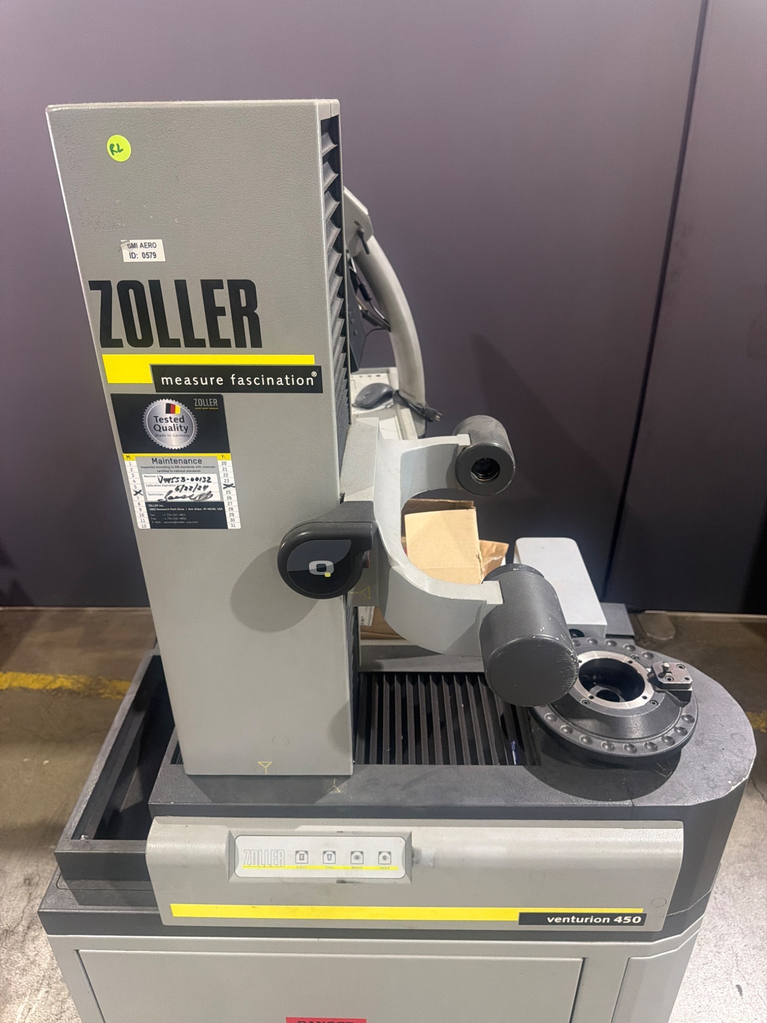Zoller Venturion 450 Tool Presetter Measuring System USED 2
