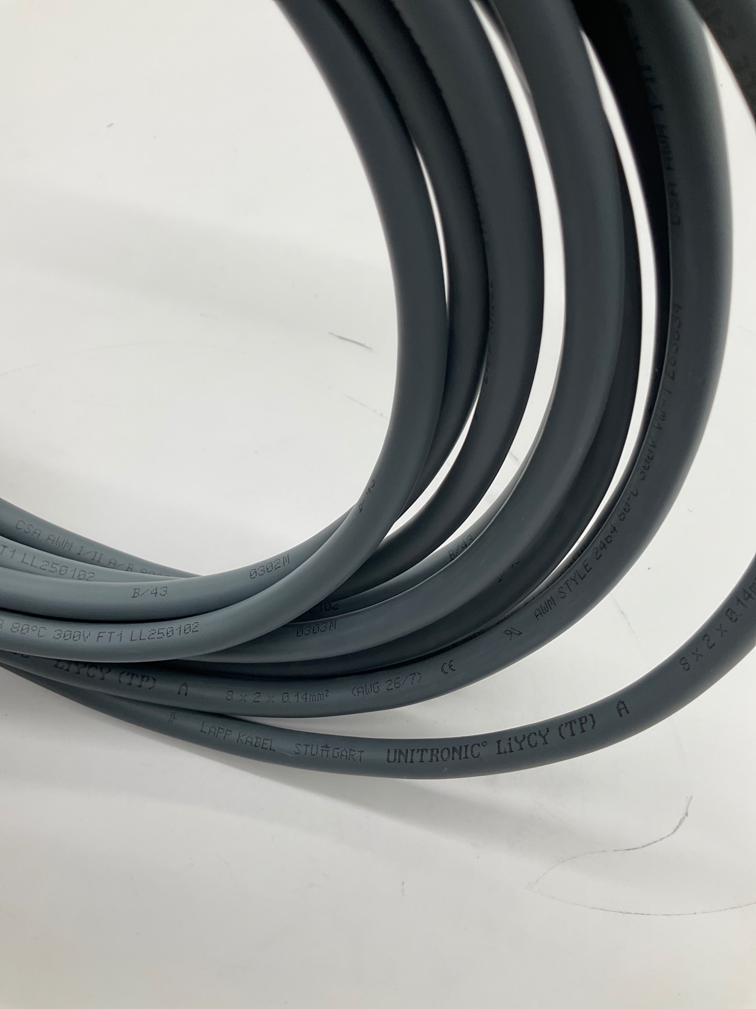 Unitronics FT1LL250102 Shielded Control Cable Cordset USED 1