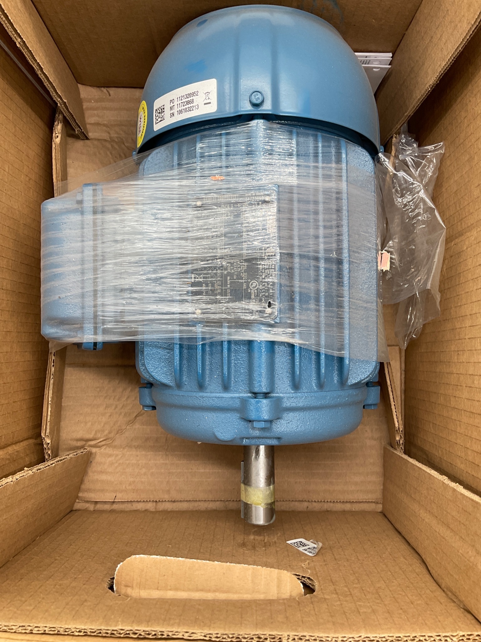 WEG 00118ET3E1437-W22 1HP 3PH AC Motor 143/5T Frame 208-230/460V NEW 2