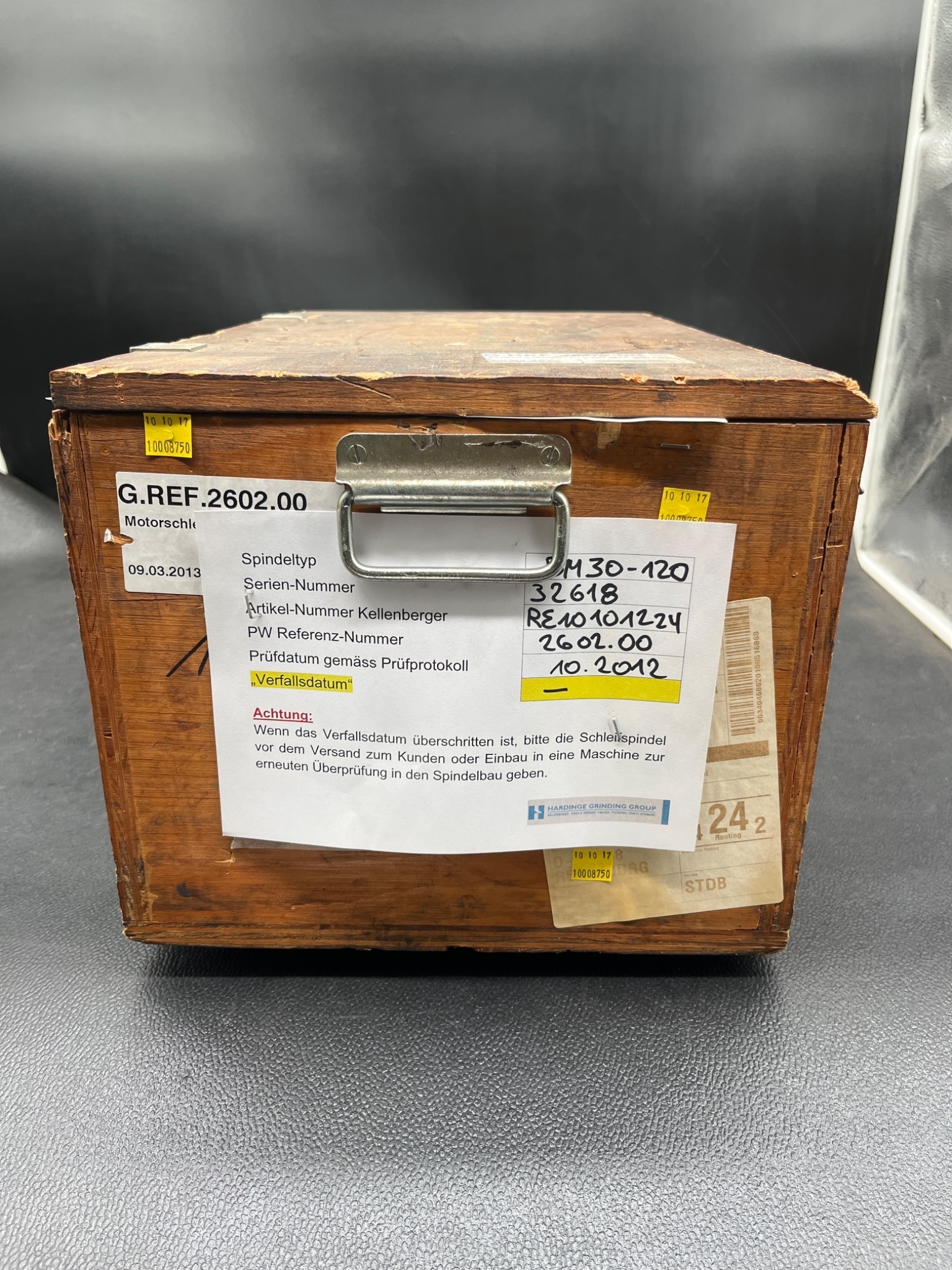 PETER WOLTERS BM 30-120 Grinding Spindle USED 3