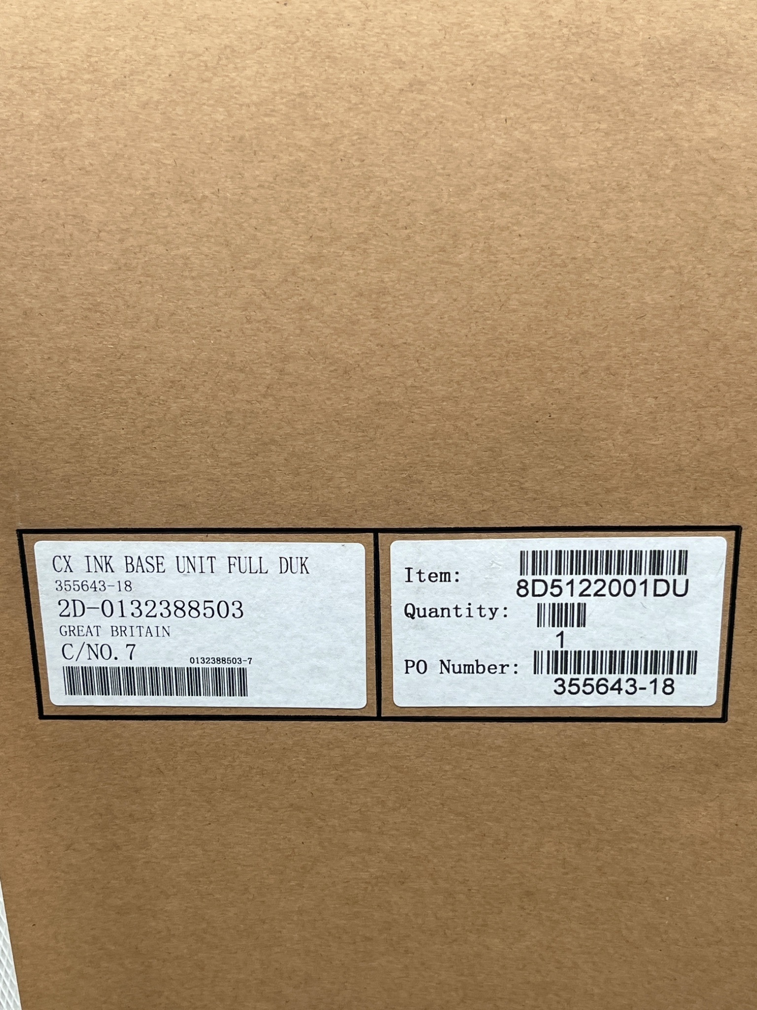 DOMINO 8D5122001DU CX Ink Base Unit Full DUK NEW 4